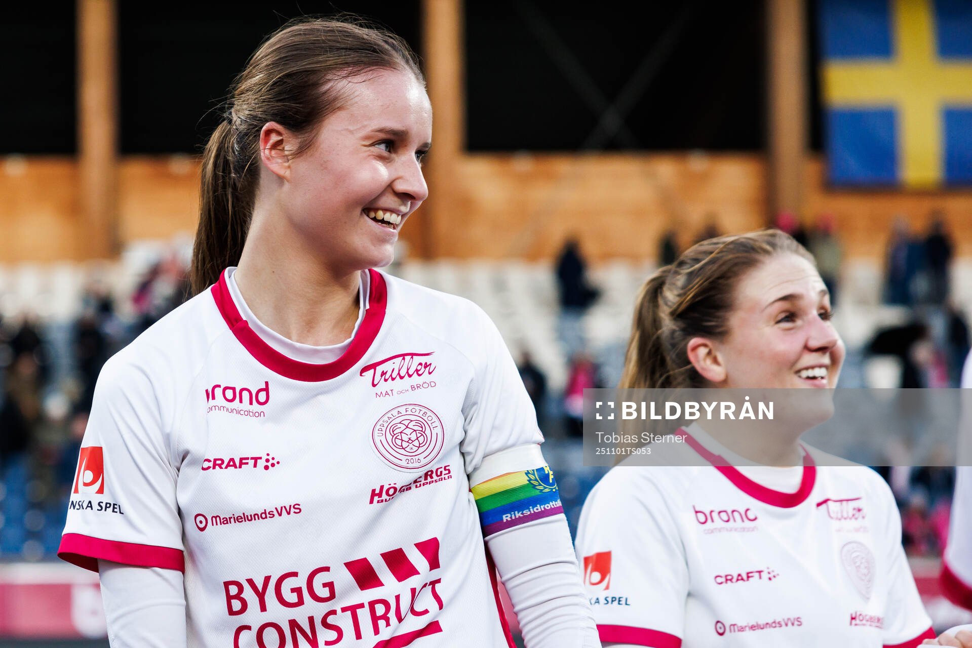 IK Uppsalas Julia Ragnarsson jublar