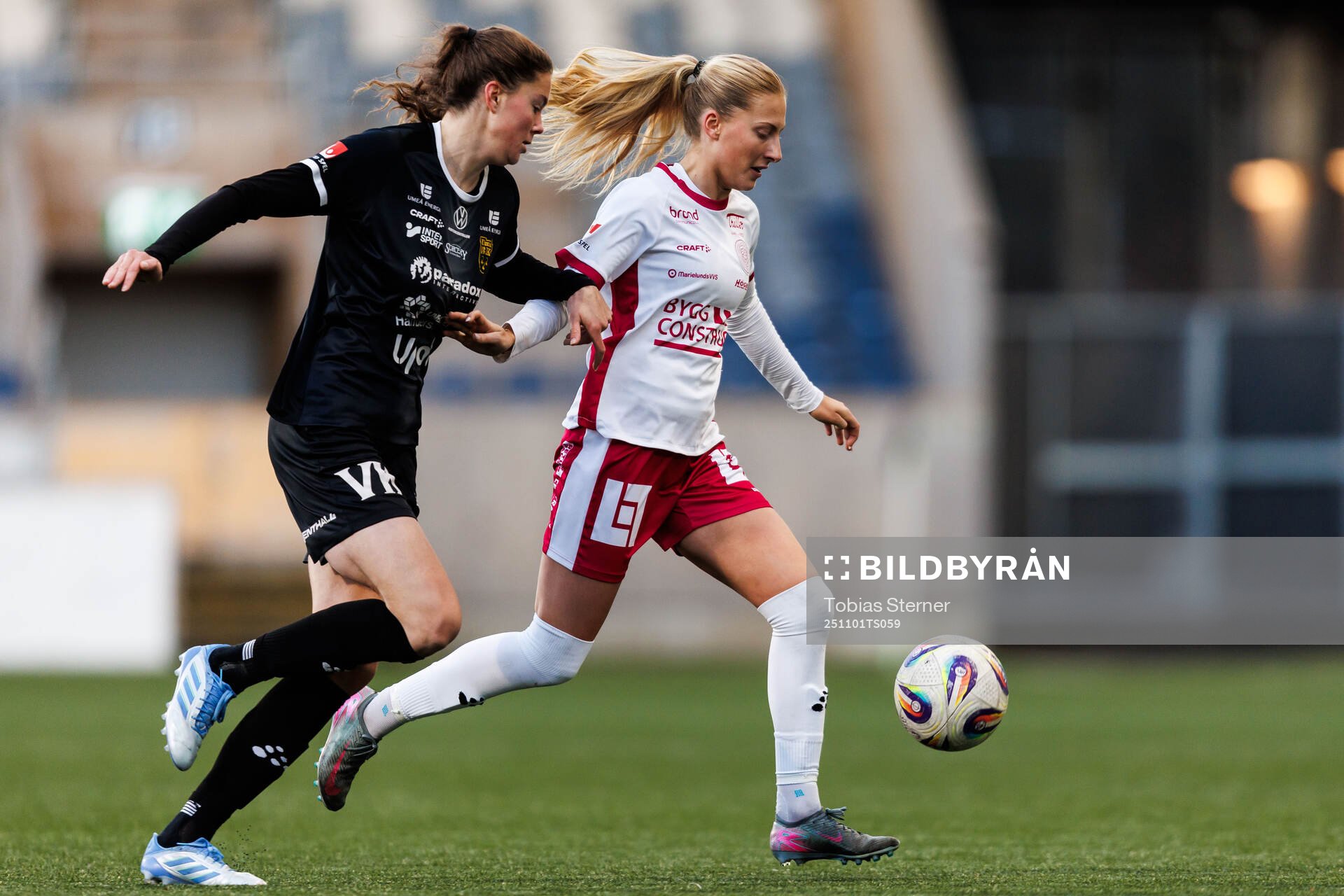 Umeås Linnea Westbom och IK Uppsalas Josefin Baudou