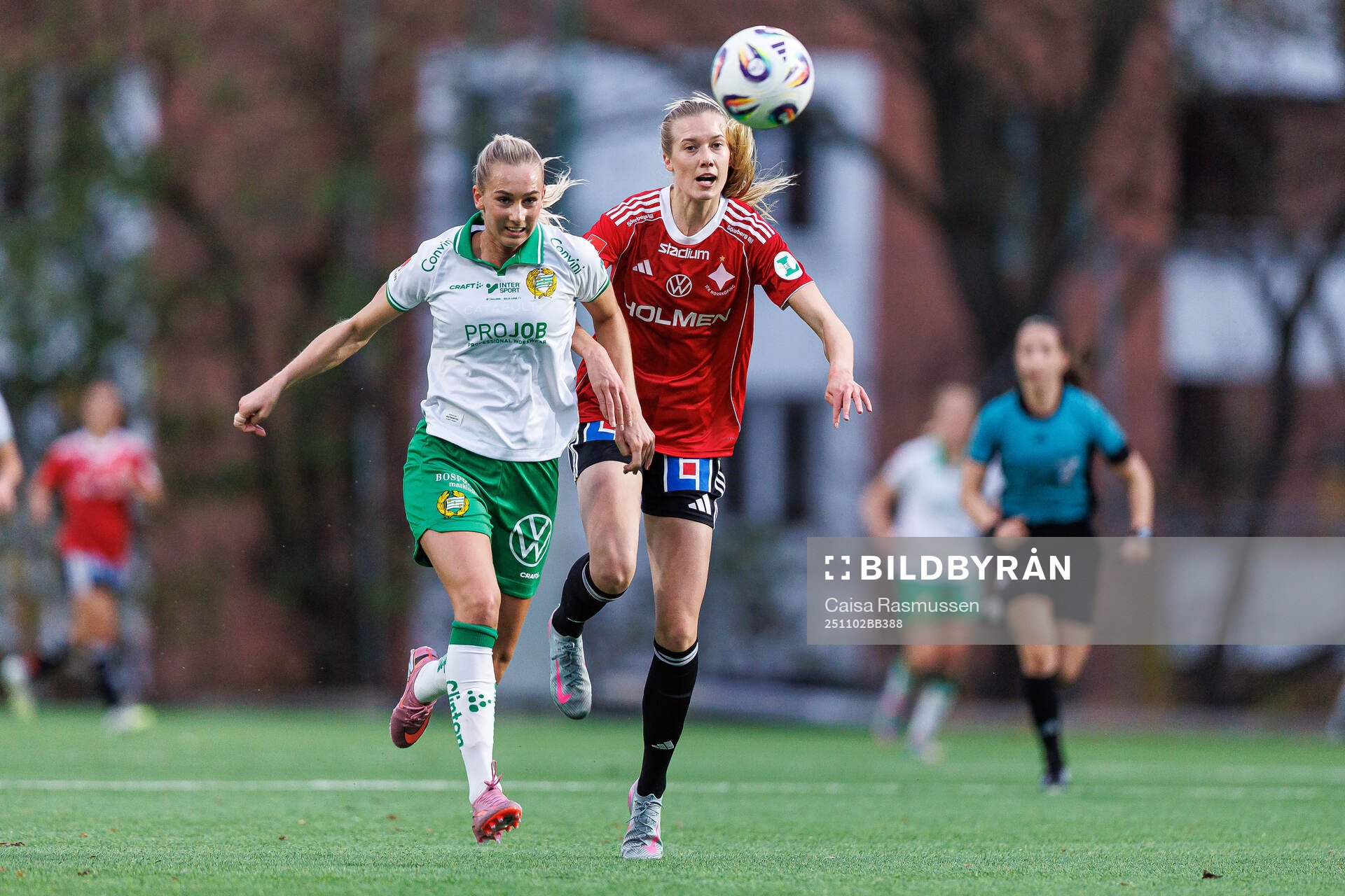 Hammarbys Ellen Wangerheim och IFK Norrköpings Ebba