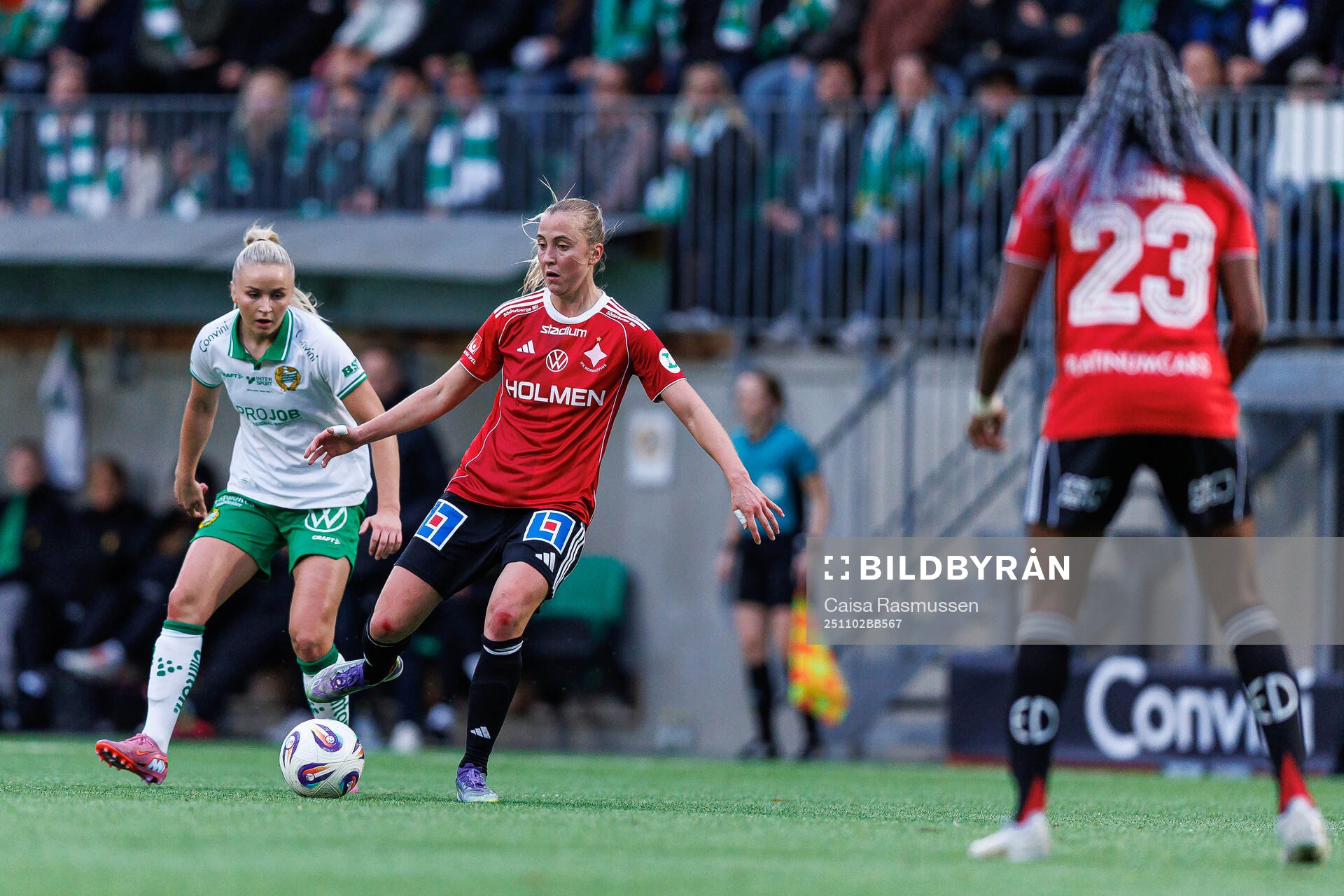 Hammarbys Anna Jøsendal och IFK Norrköpings Julia