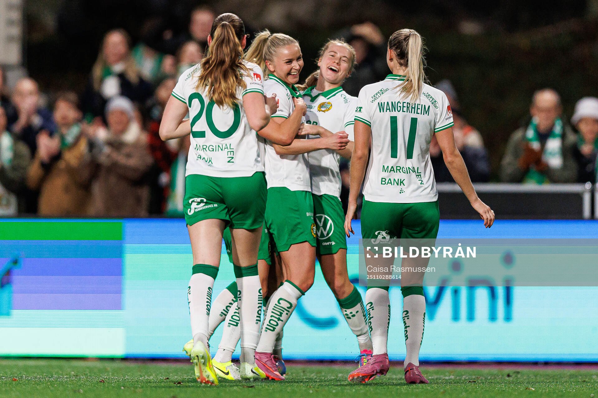 Hammarbys Anna Jøsendal jublar