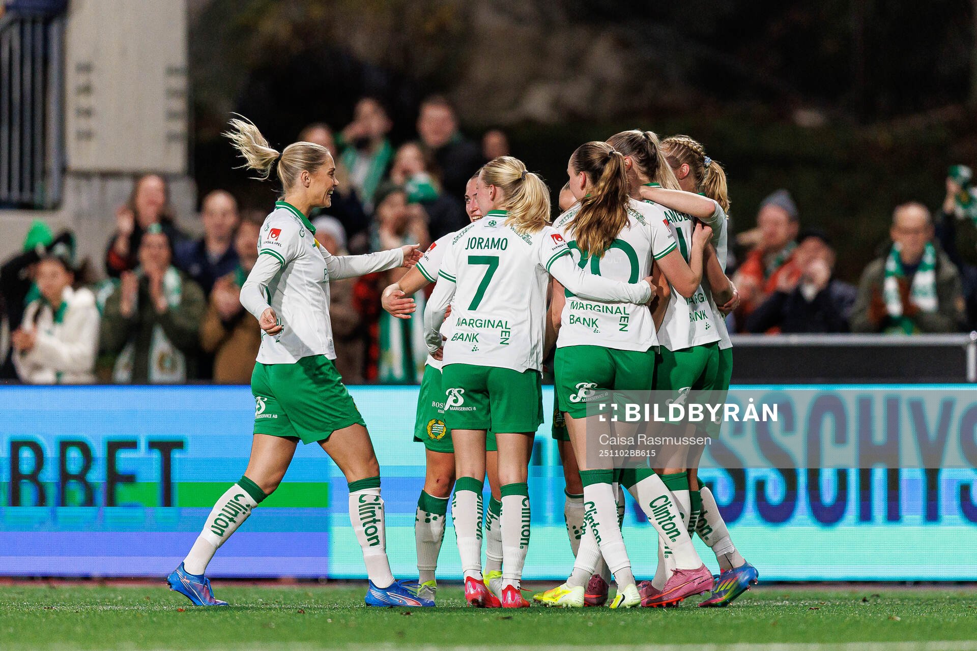 Hammarbys Anna Jøsendal jublar
