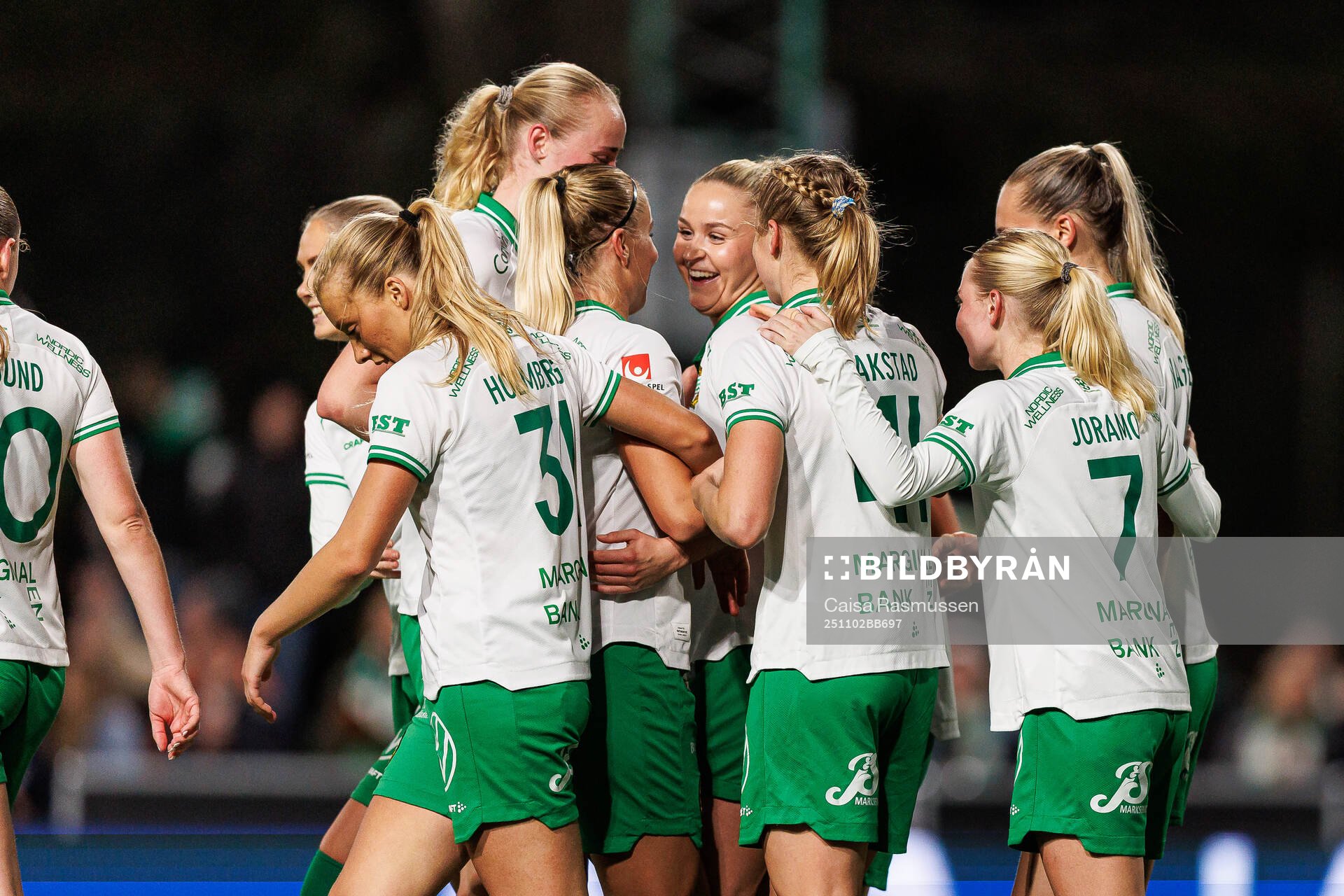Hammarbys Anna Jøsendal jublar