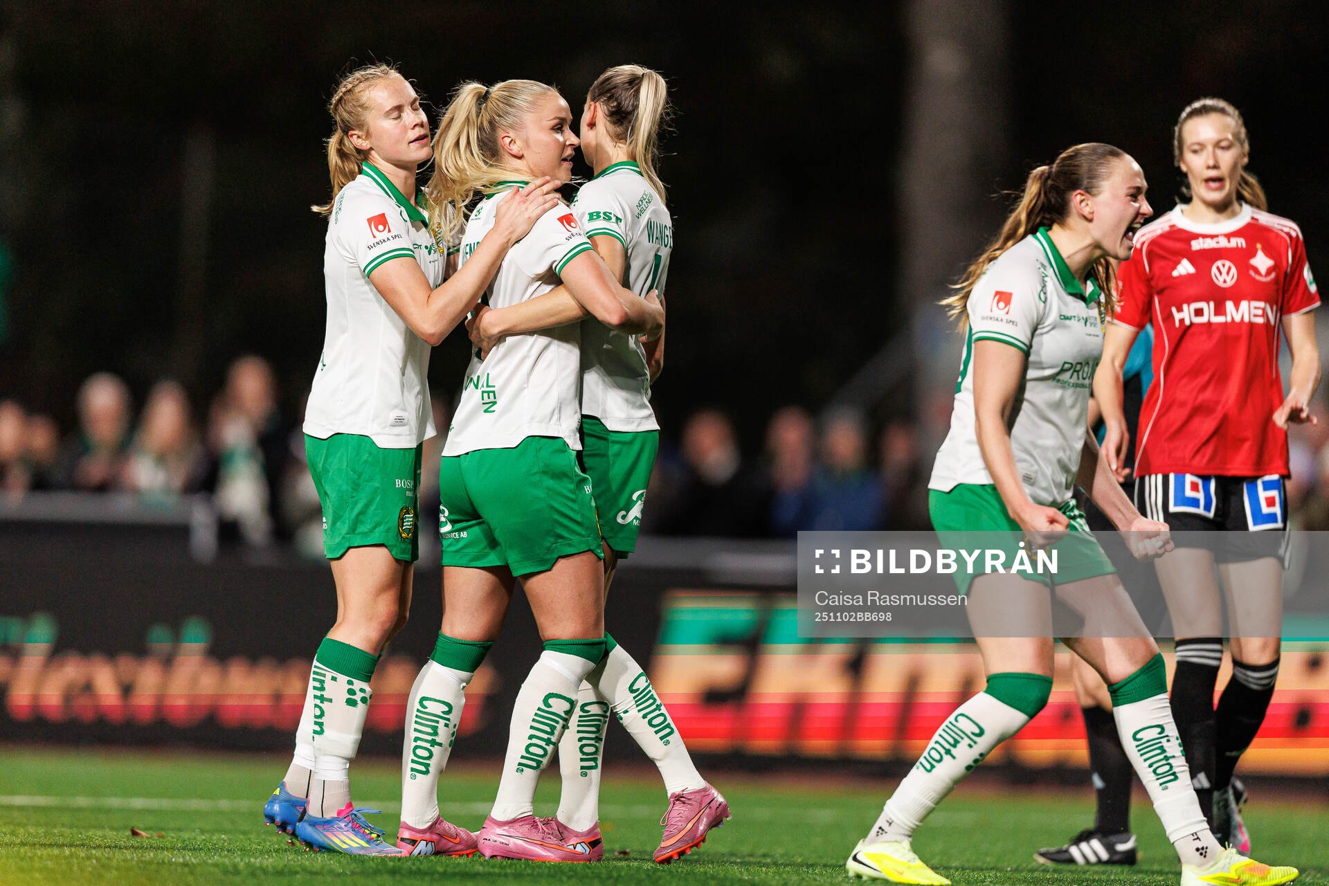 Hammarbys Anna Jøsendal jublar