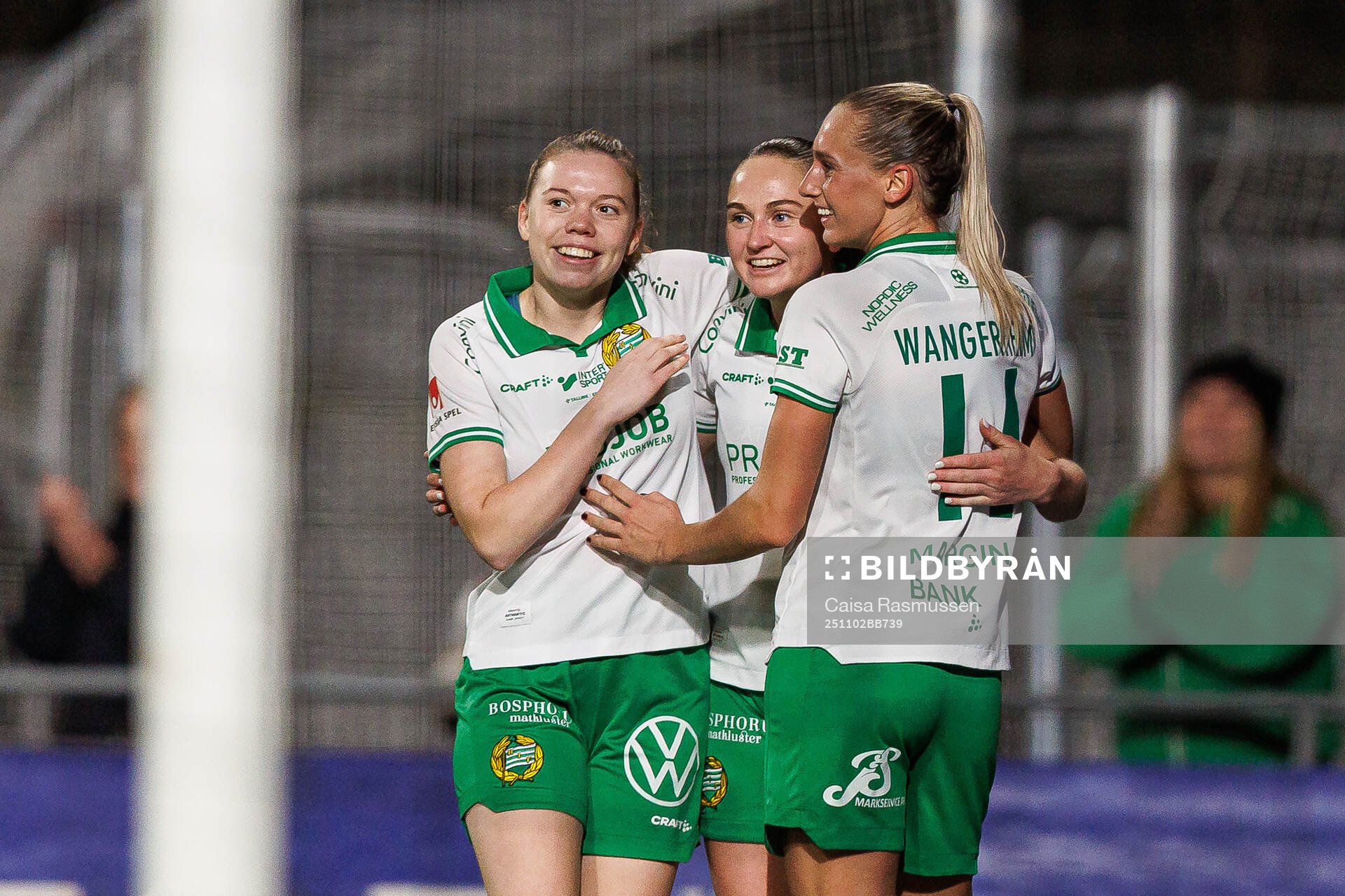 Hammarbys Ellen Wangerheim jublar