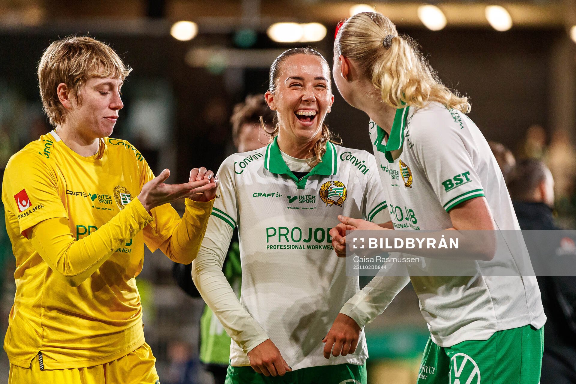 Hammarbys Athinna Persson Lundgren jublar