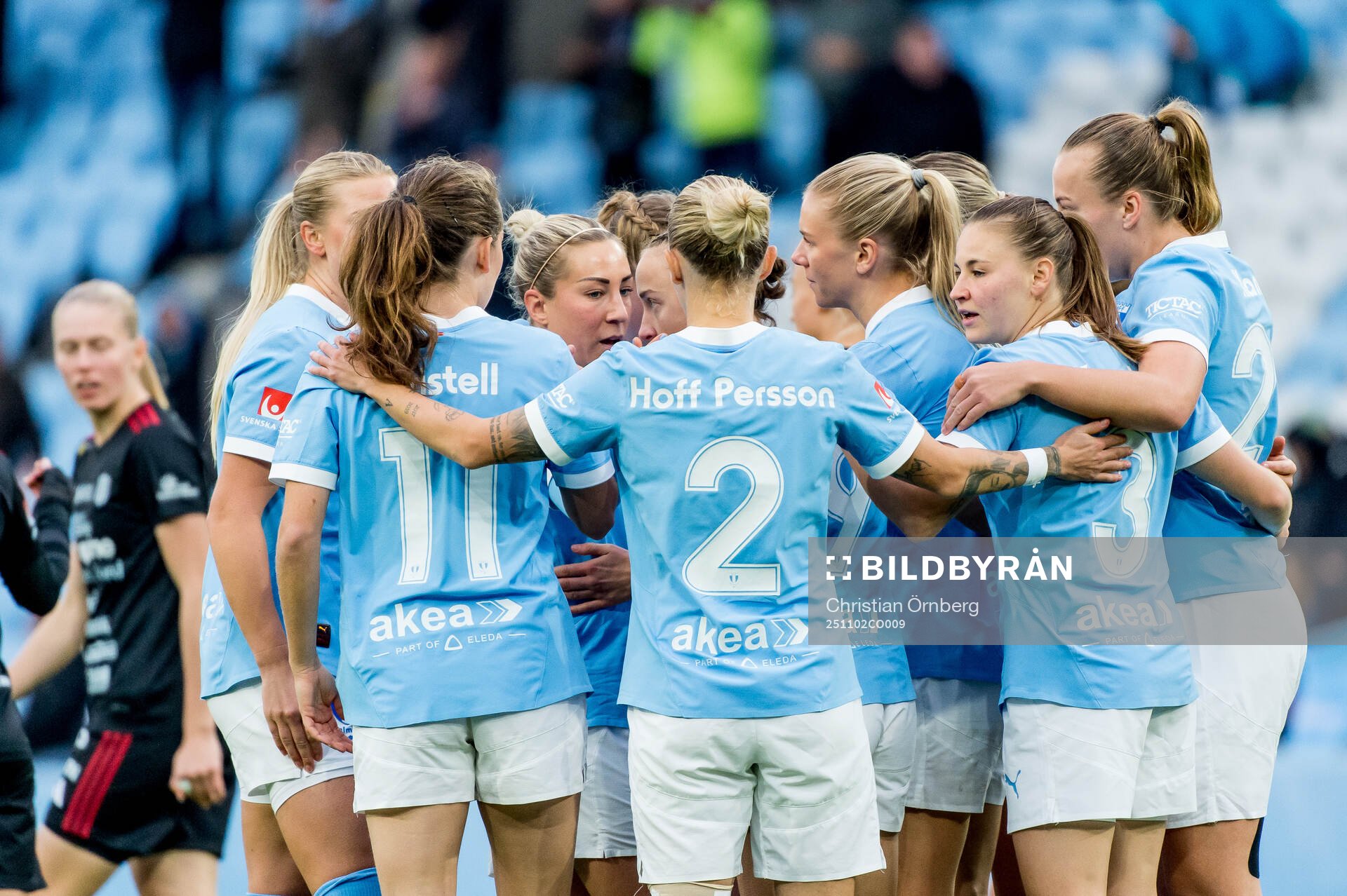 Malmö FFs Miljana Ivanovic jublar