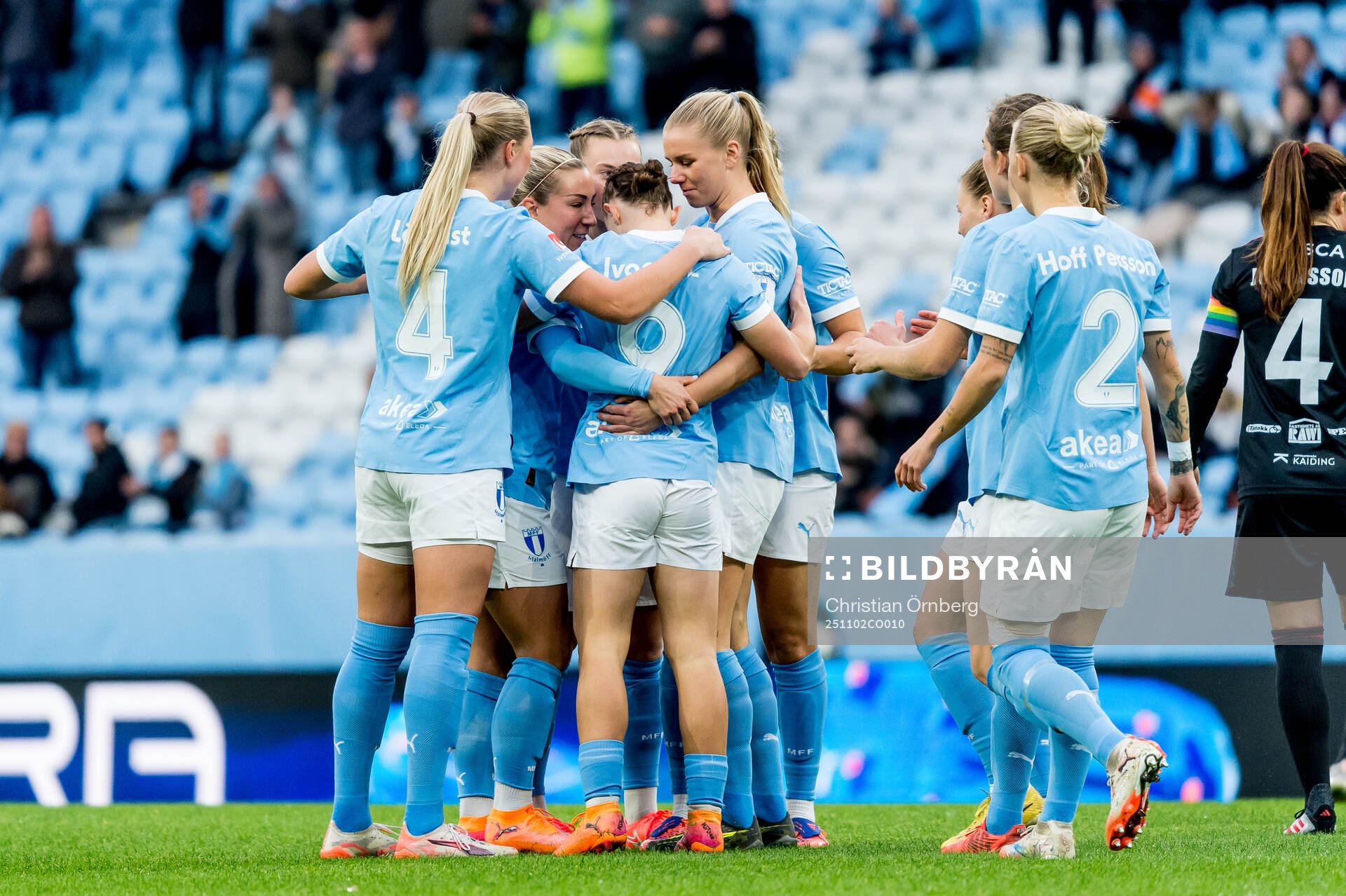 Malmö FFs Miljana Ivanovic jublar