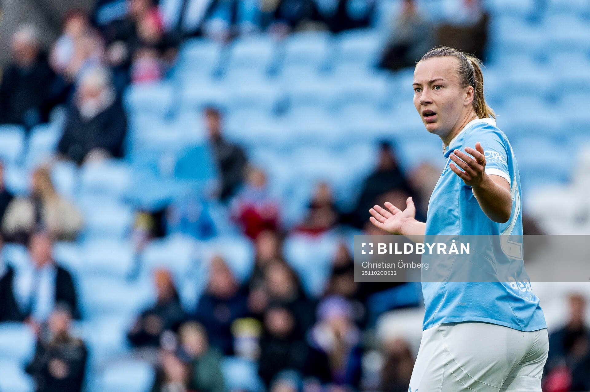 Malmö FFs Sara Kanutte Sørensen Fornes deppar