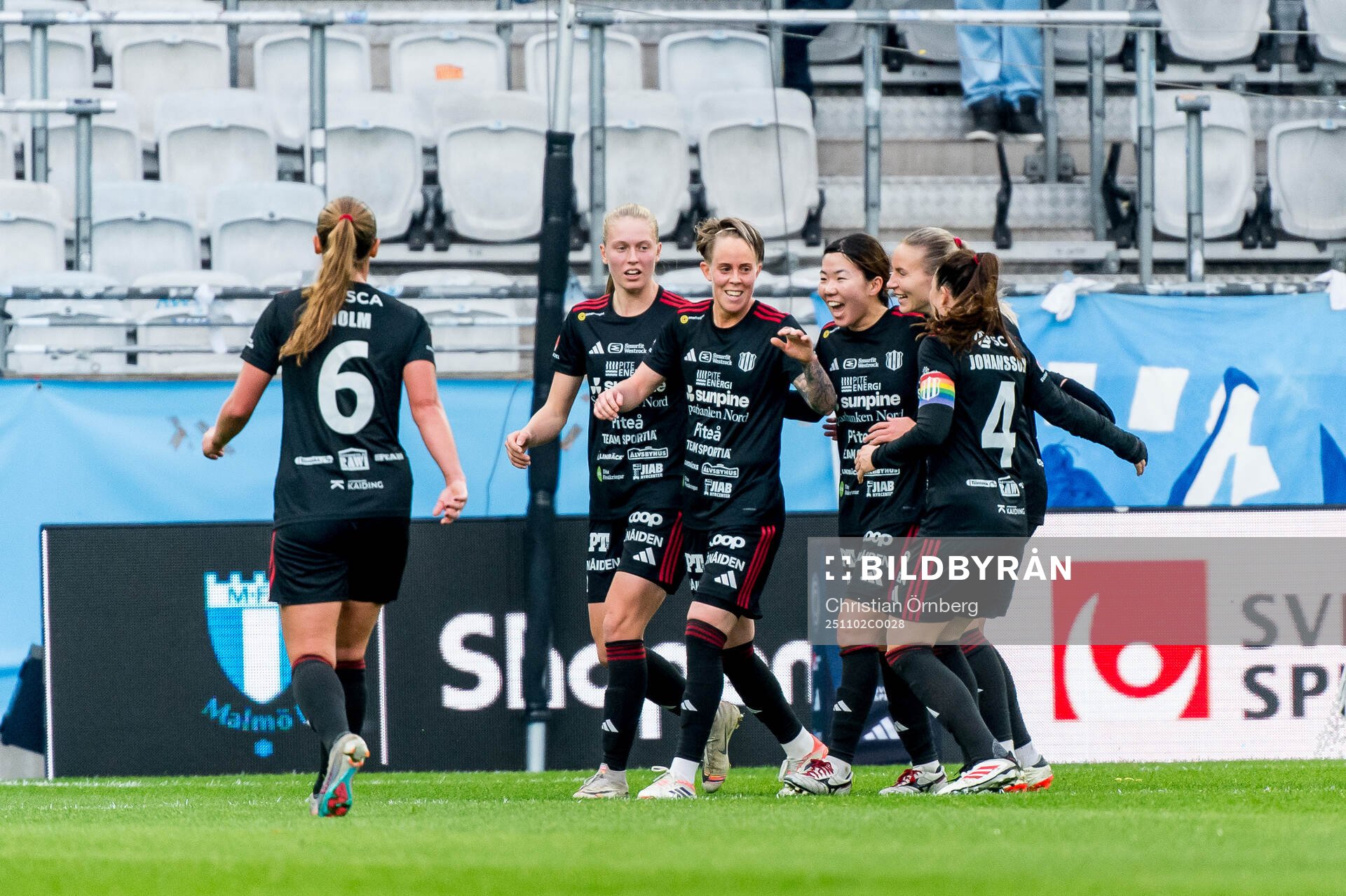 Piteås Cecilia Edlund jublar