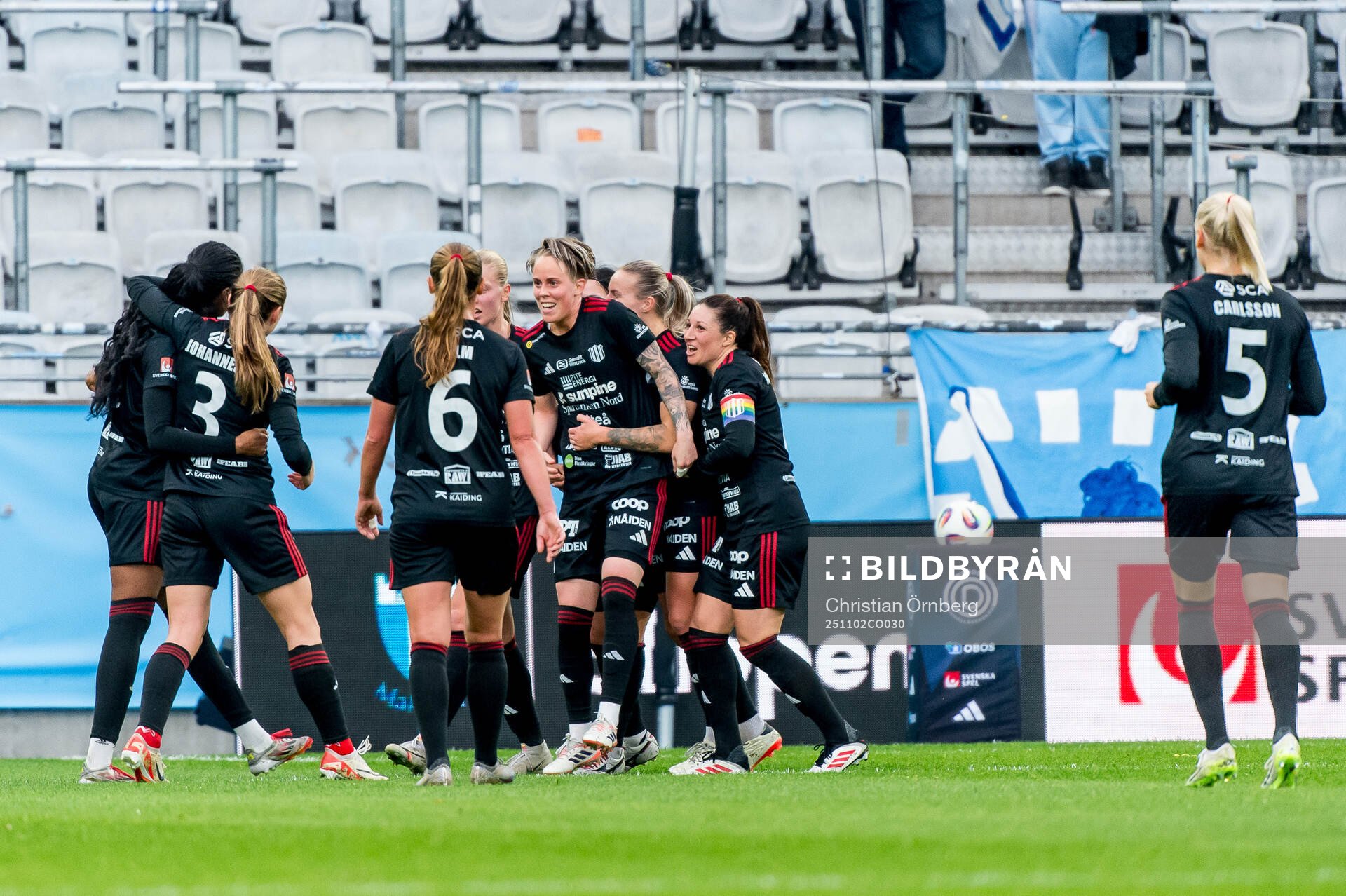 Piteås Cecilia Edlund jublar