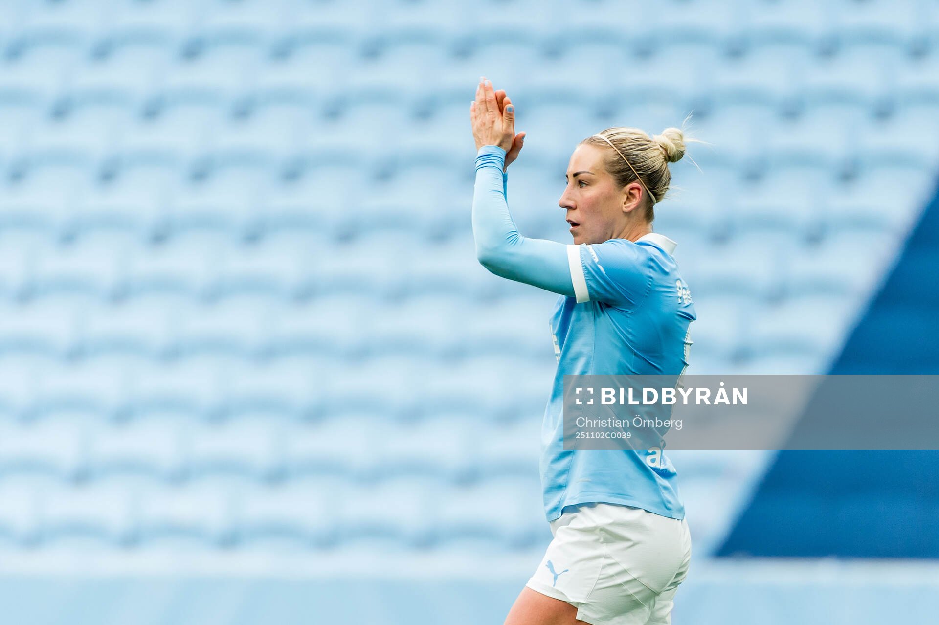 Malmö FFs Mia Persson jublar