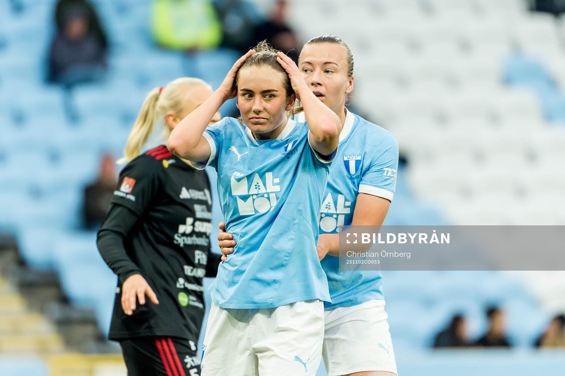 Malmö FFs Matilda Kristell och Sara Kanutte Sørensen