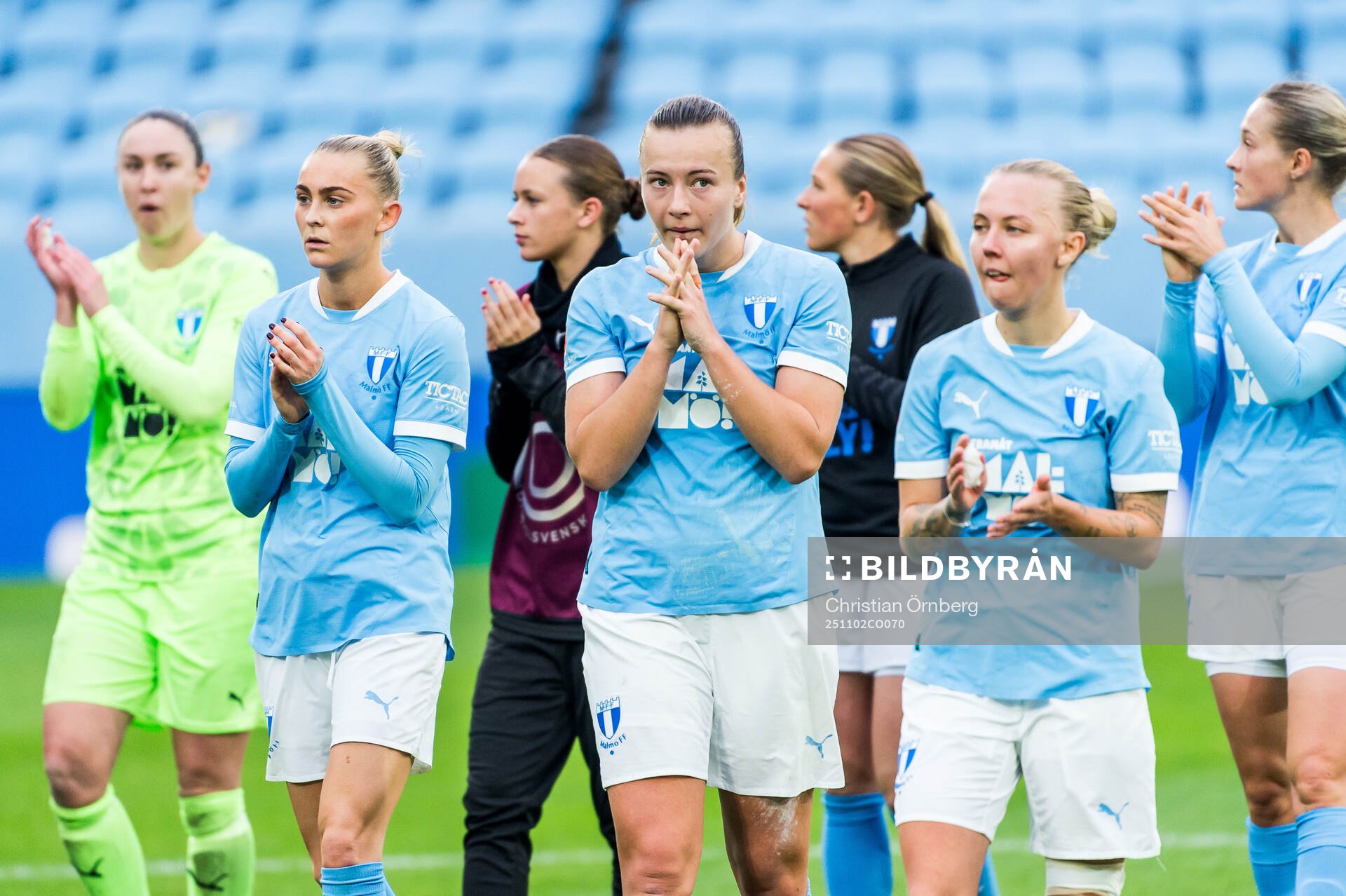 Malmö FFs Beatrice Persson och Sara Kanutte Sørensen