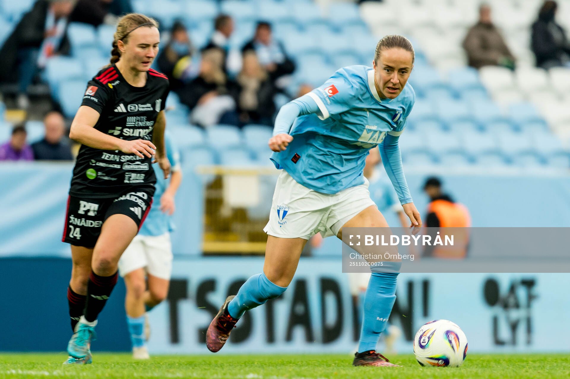 Piteås Emily Gray och Malmö FFs Anna Plantin