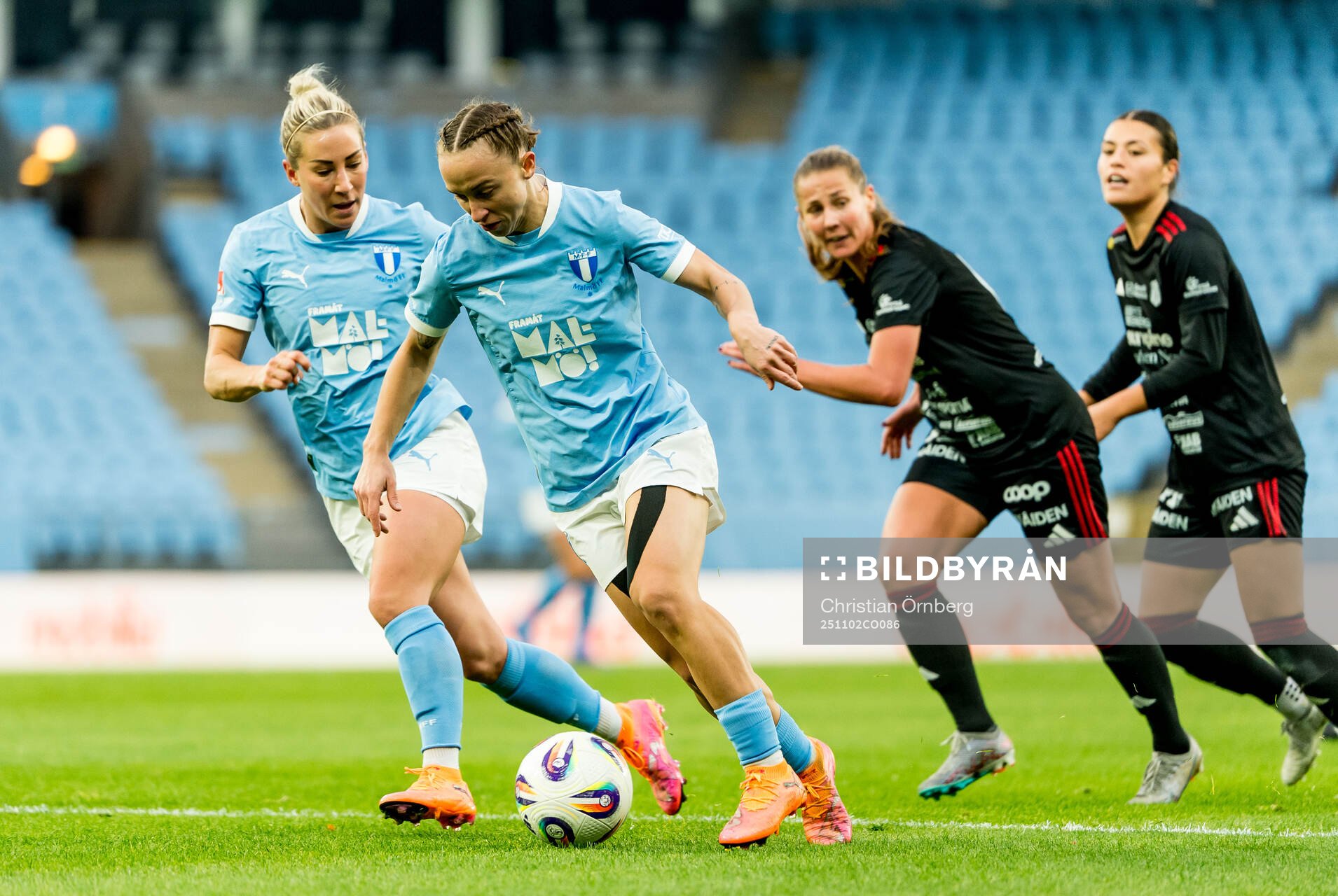 Malmö FFs Mia Persson och Miljana Ivanovic