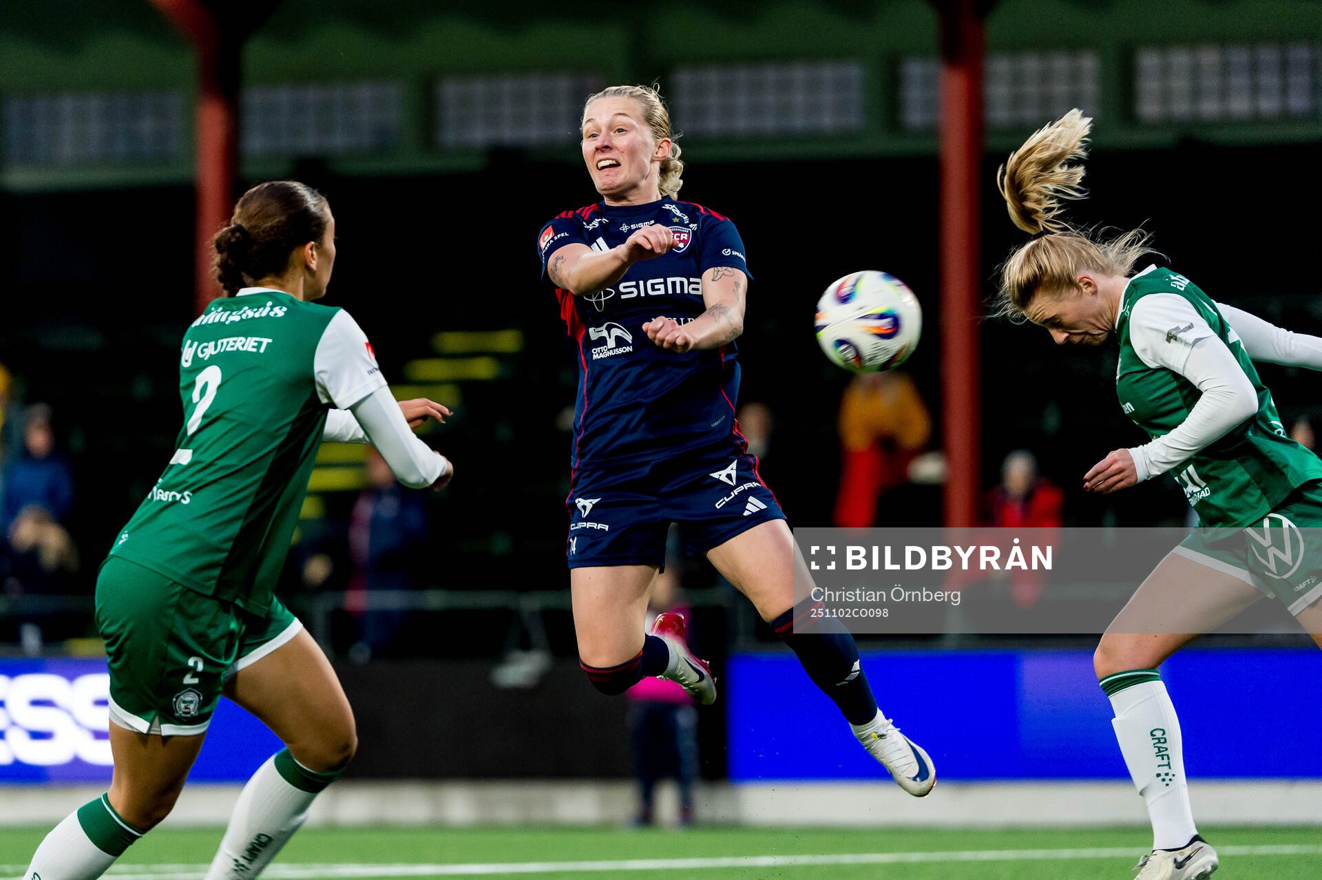 Rosengårds Emilia Larsson, Alingsås Malva Larsson och Moa