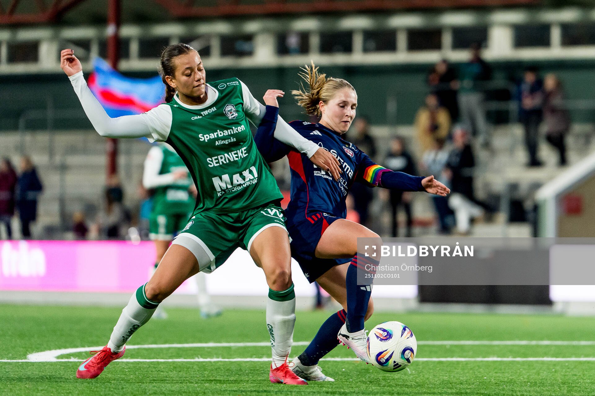 Alingsås Malva Larsson och Rosengårds Hanna Andersson