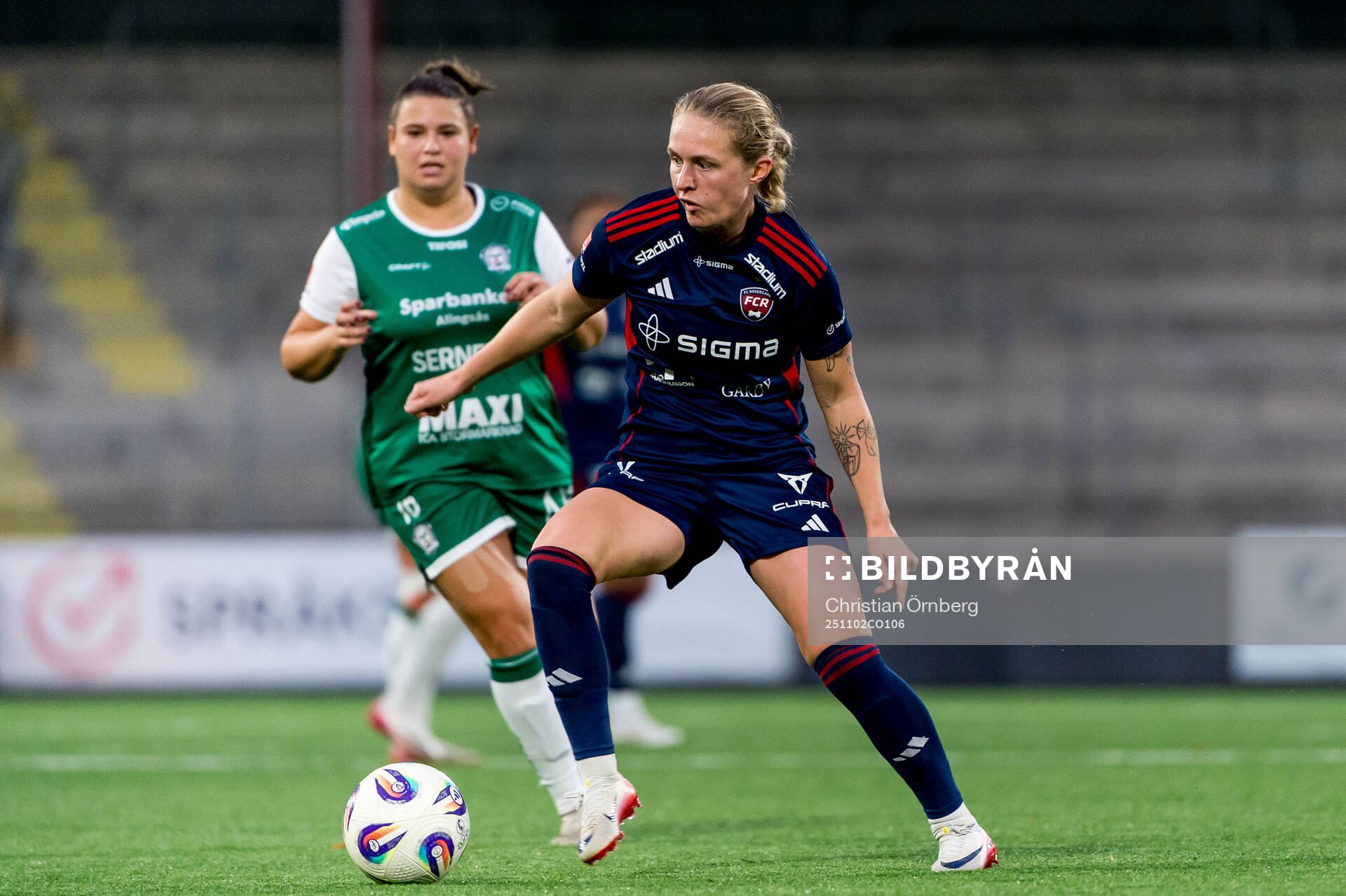 Rosengårds Emilia Larsson och Alingsås Alma Öberg