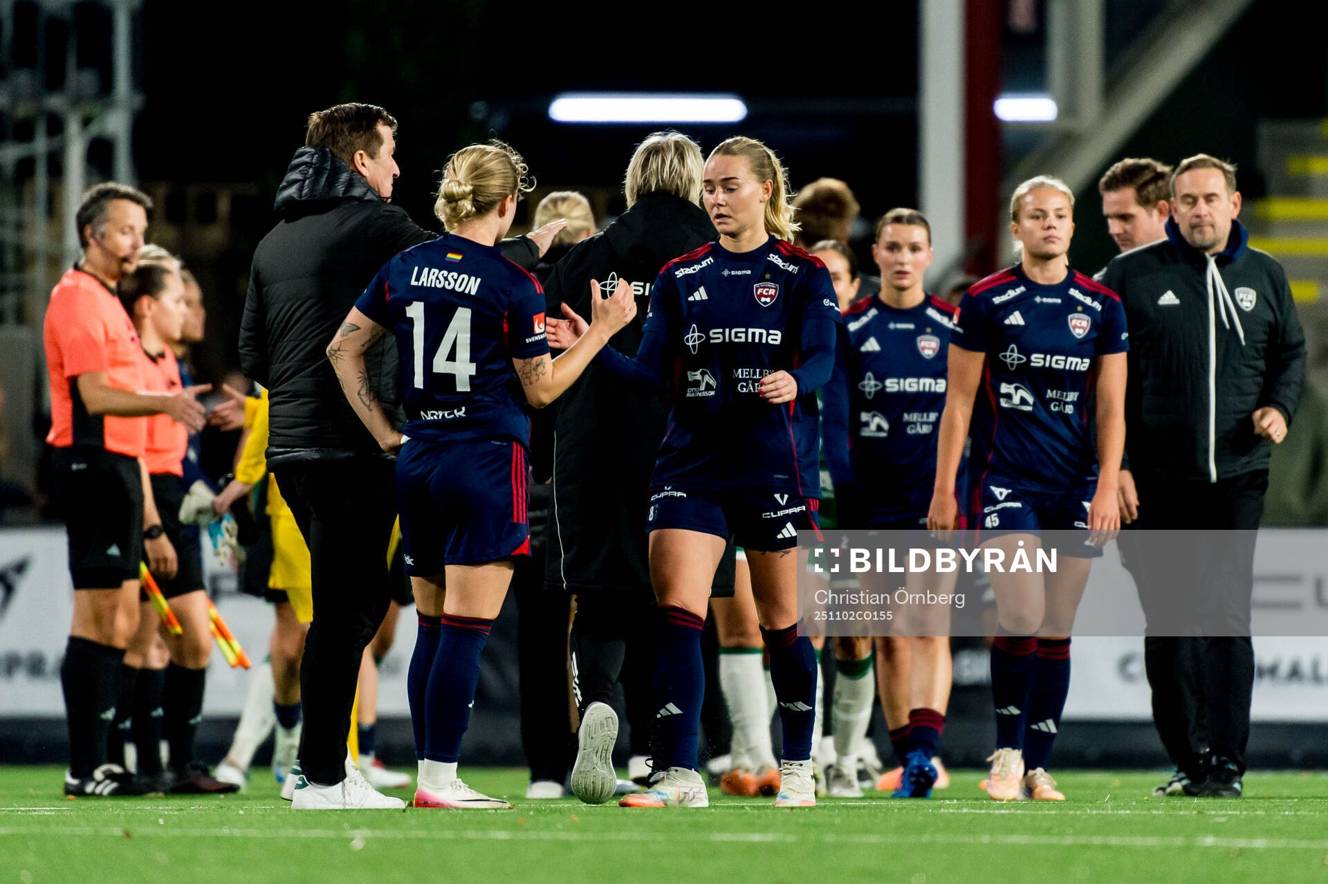Rosengårds spelare deppar
