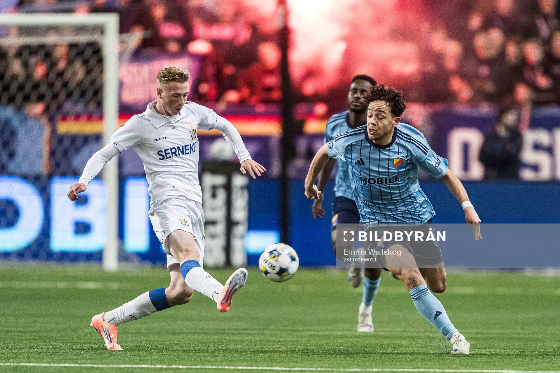 IFK Göteborgs Benjamin Brantlind och Djurgårdens Mikael