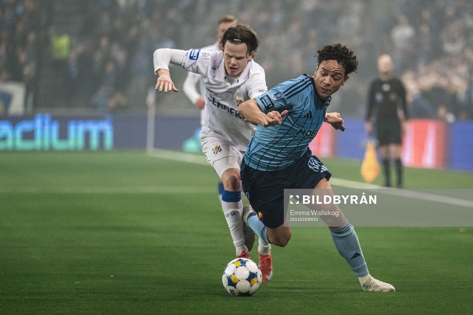 IFK Göteborgs Kolbeinn Thordarson och Djurgårdens Mikael