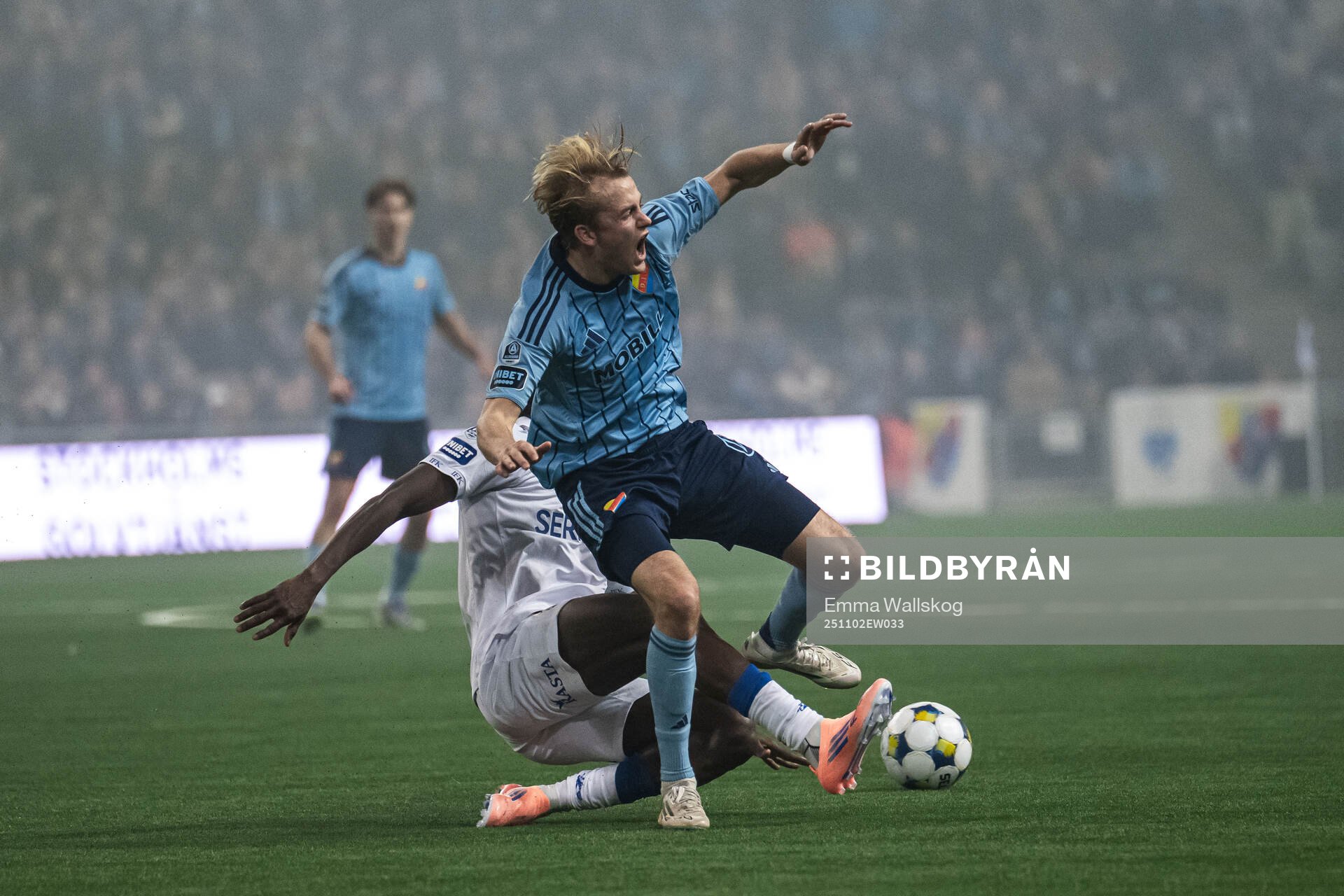 IFK Göteborgs Rockson Yeboah och Djurgårdens Oskar