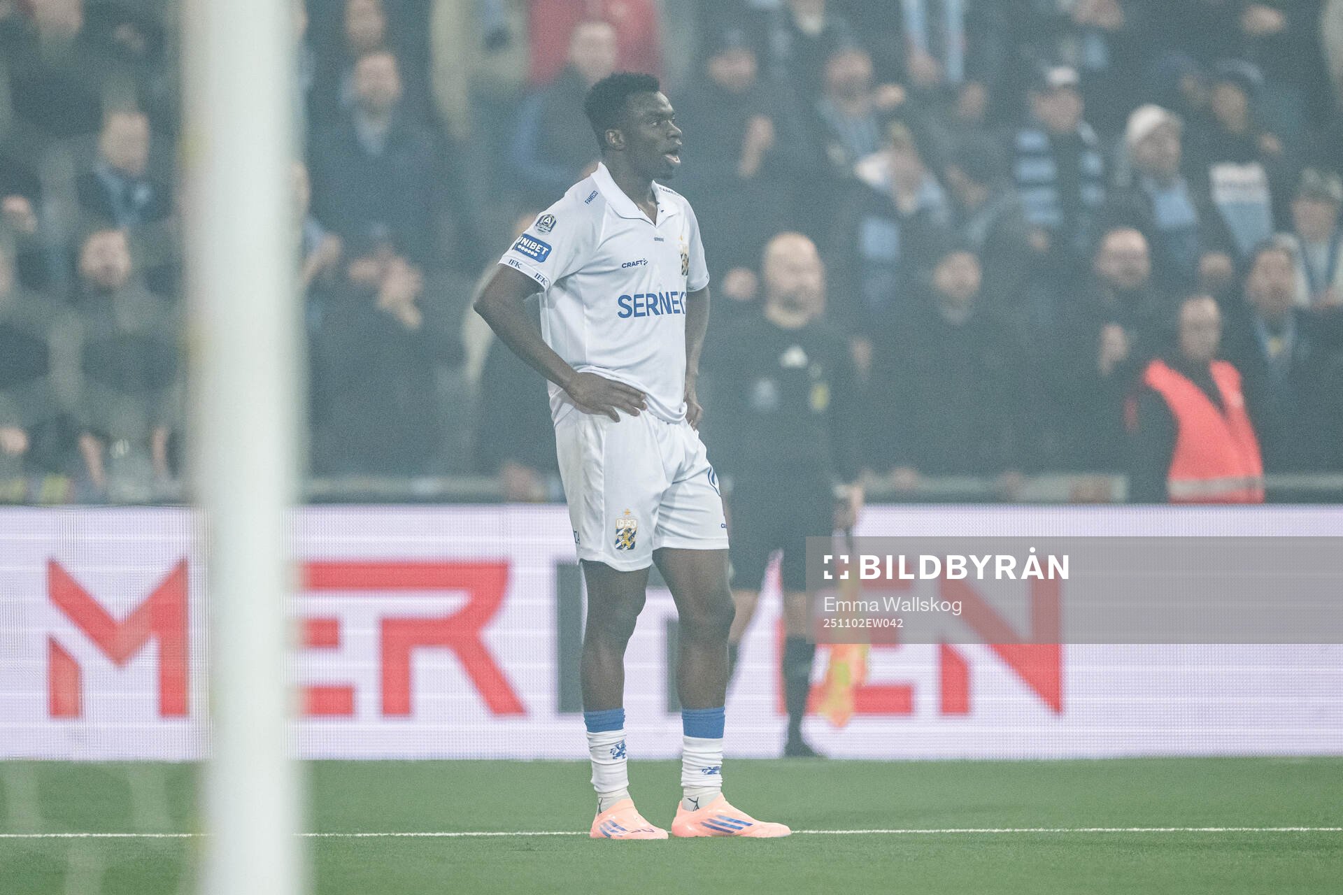 IFK Göteborgs Rockson Yeboah reagerar