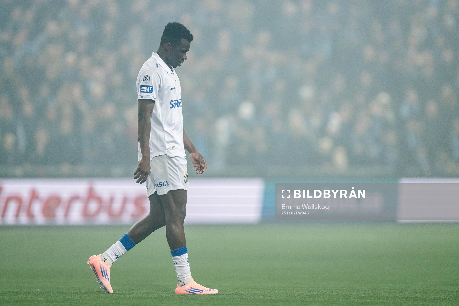 IFK Göteborgs Rockson Yeboah deppar