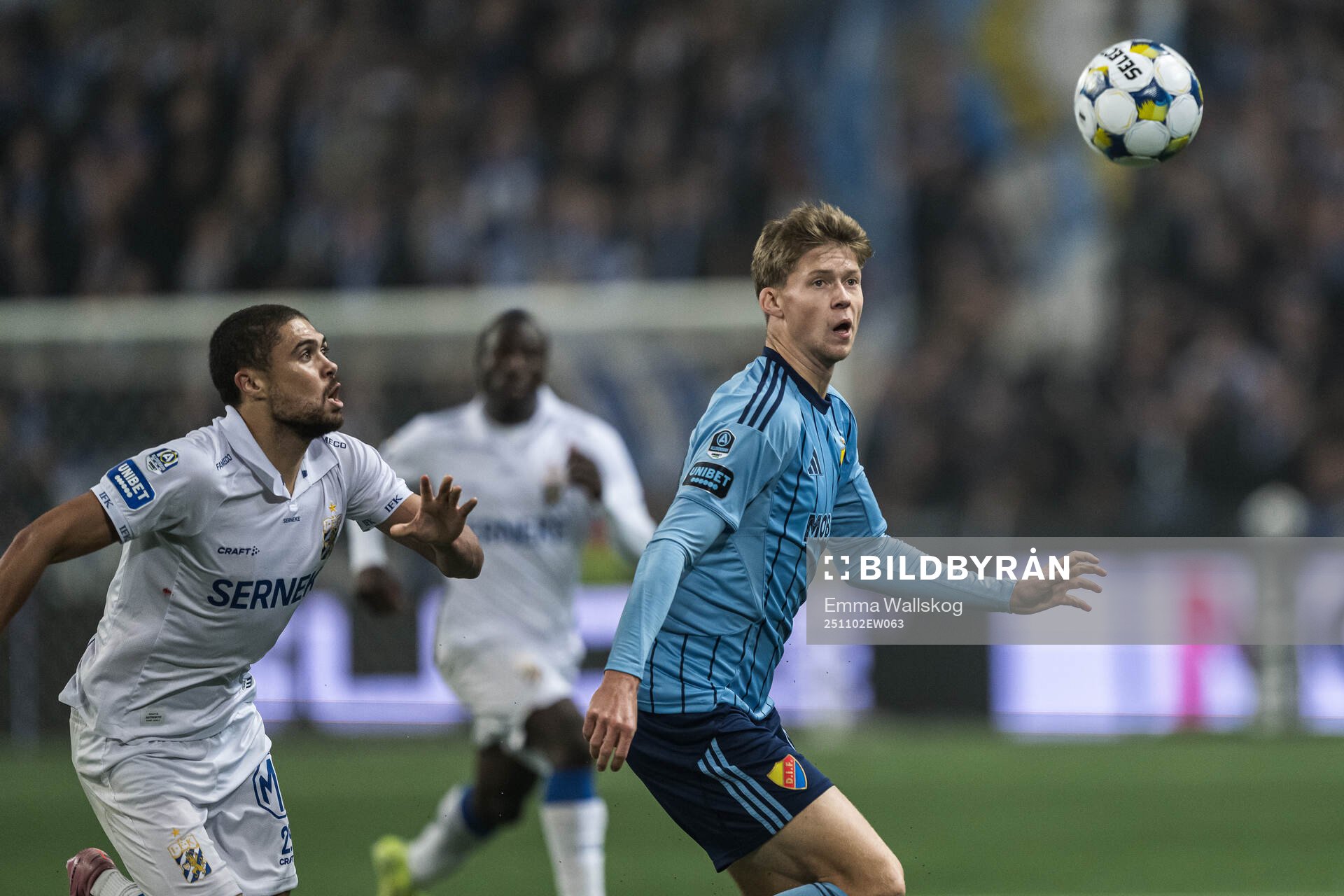 IFK Göteborgs Thomas Santos och Djurgårdens Patric Åslund