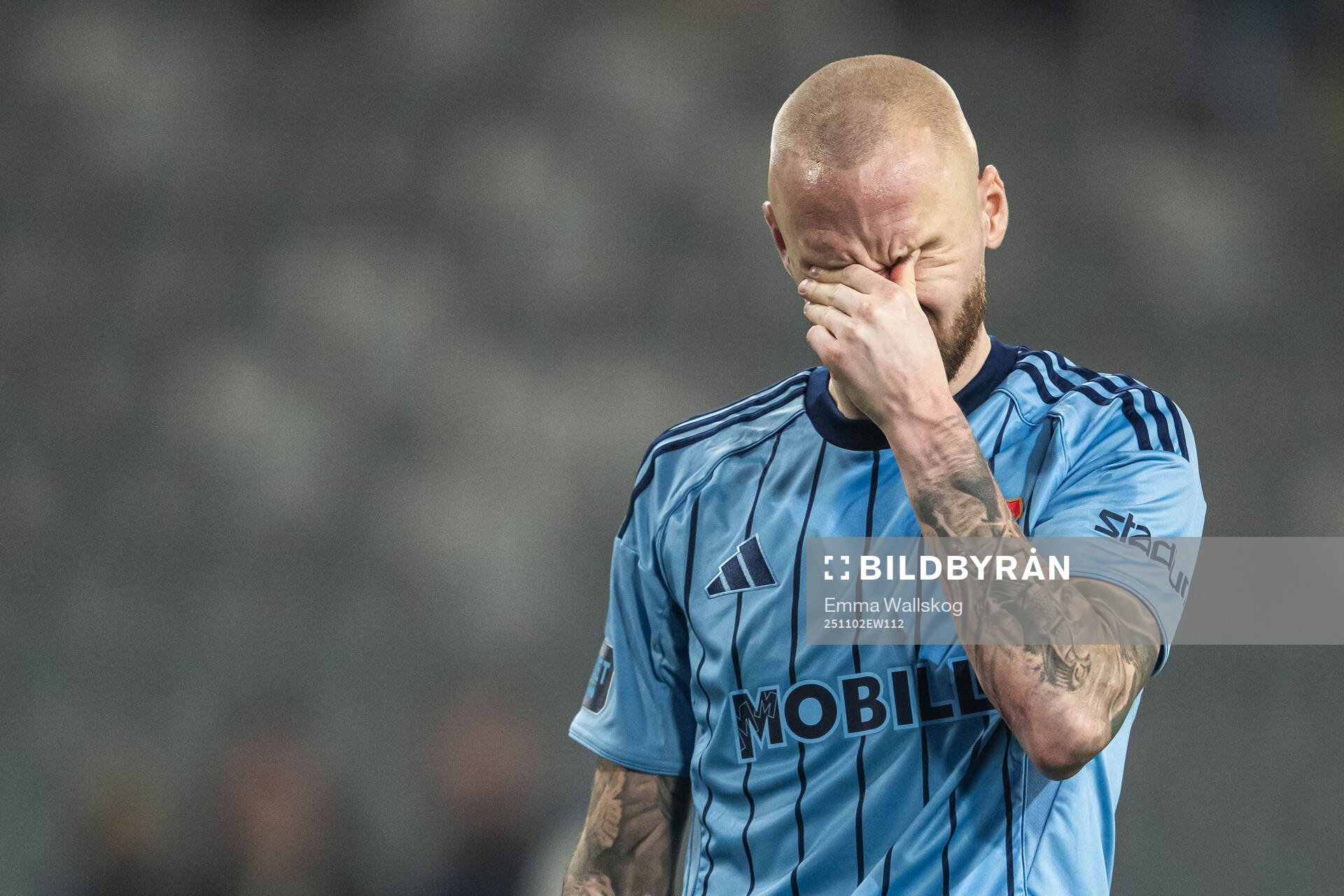 Djurgårdens Adam Ståhl deppar