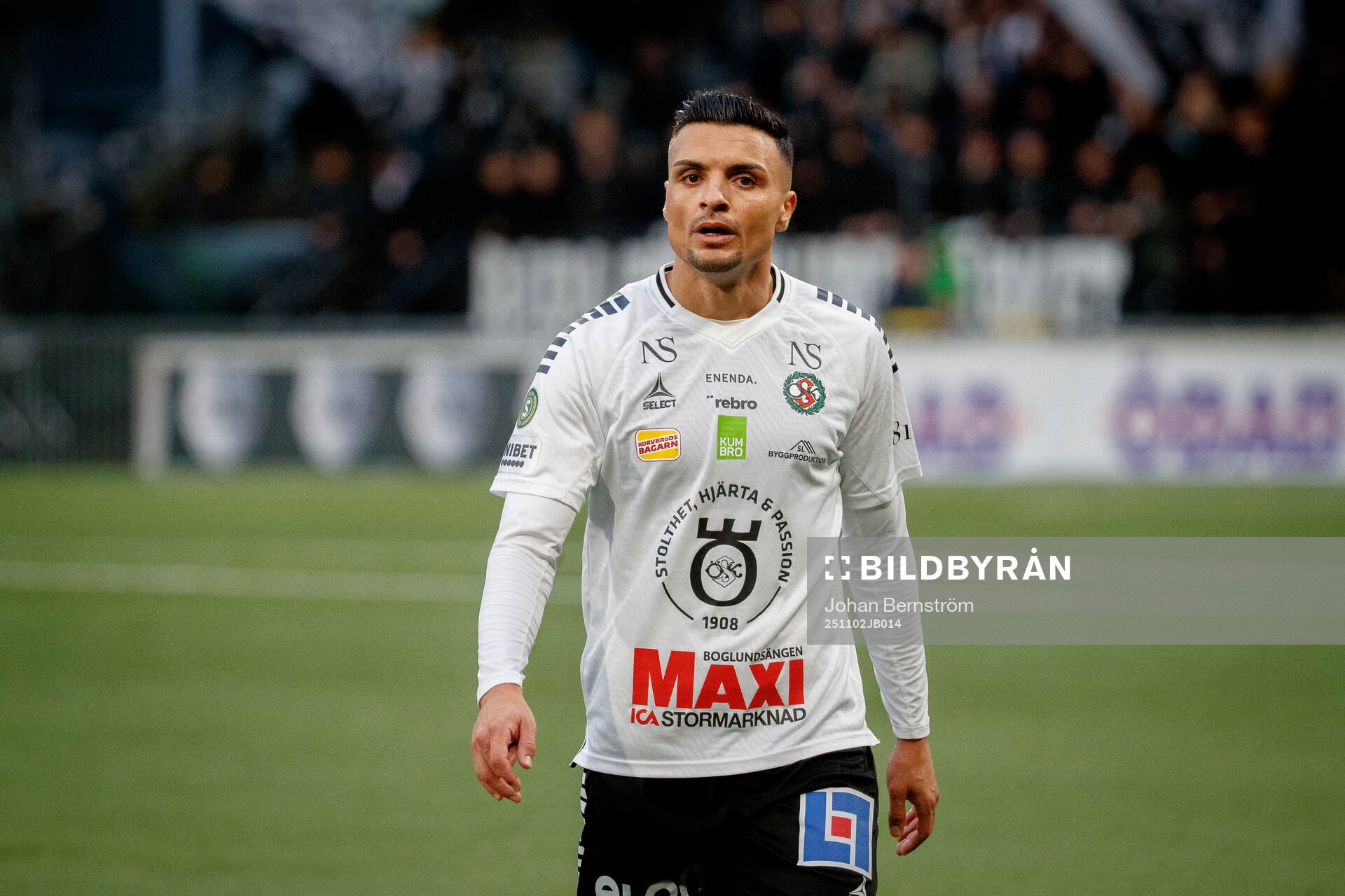 Örebros Ahmed Yasin deppar fotbollsmatchen i Superettan