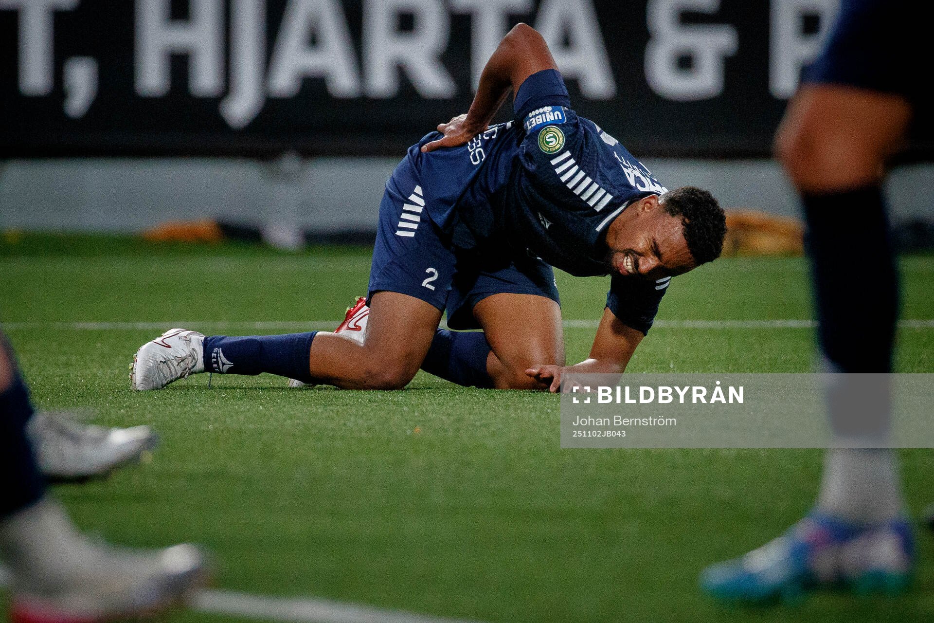 Utsiktens Allan Mohideen har ont