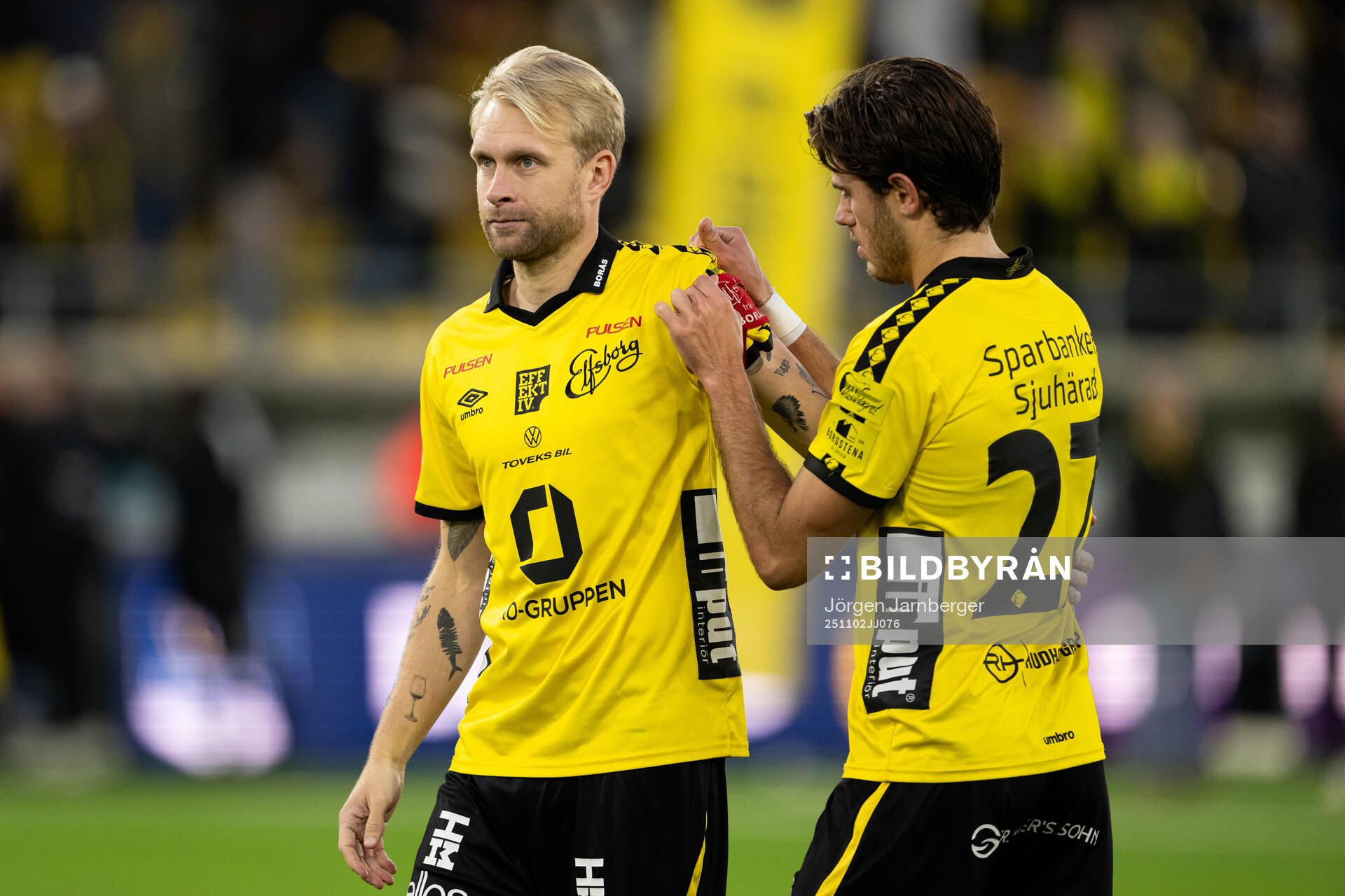 Elfsborgs Johan Larsson och Besfort Zeneli