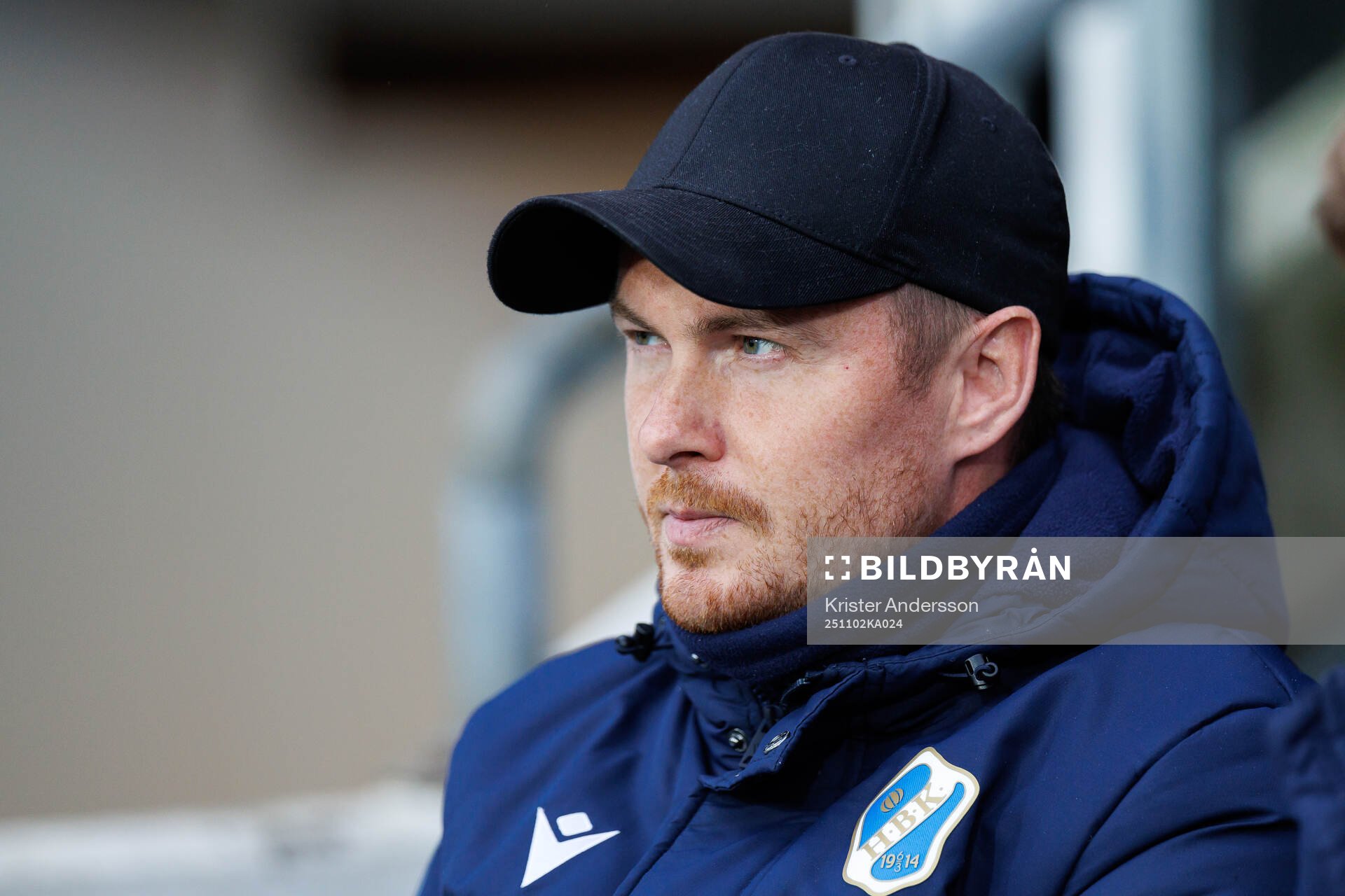 Halmstads tränare Johan Lindholm
