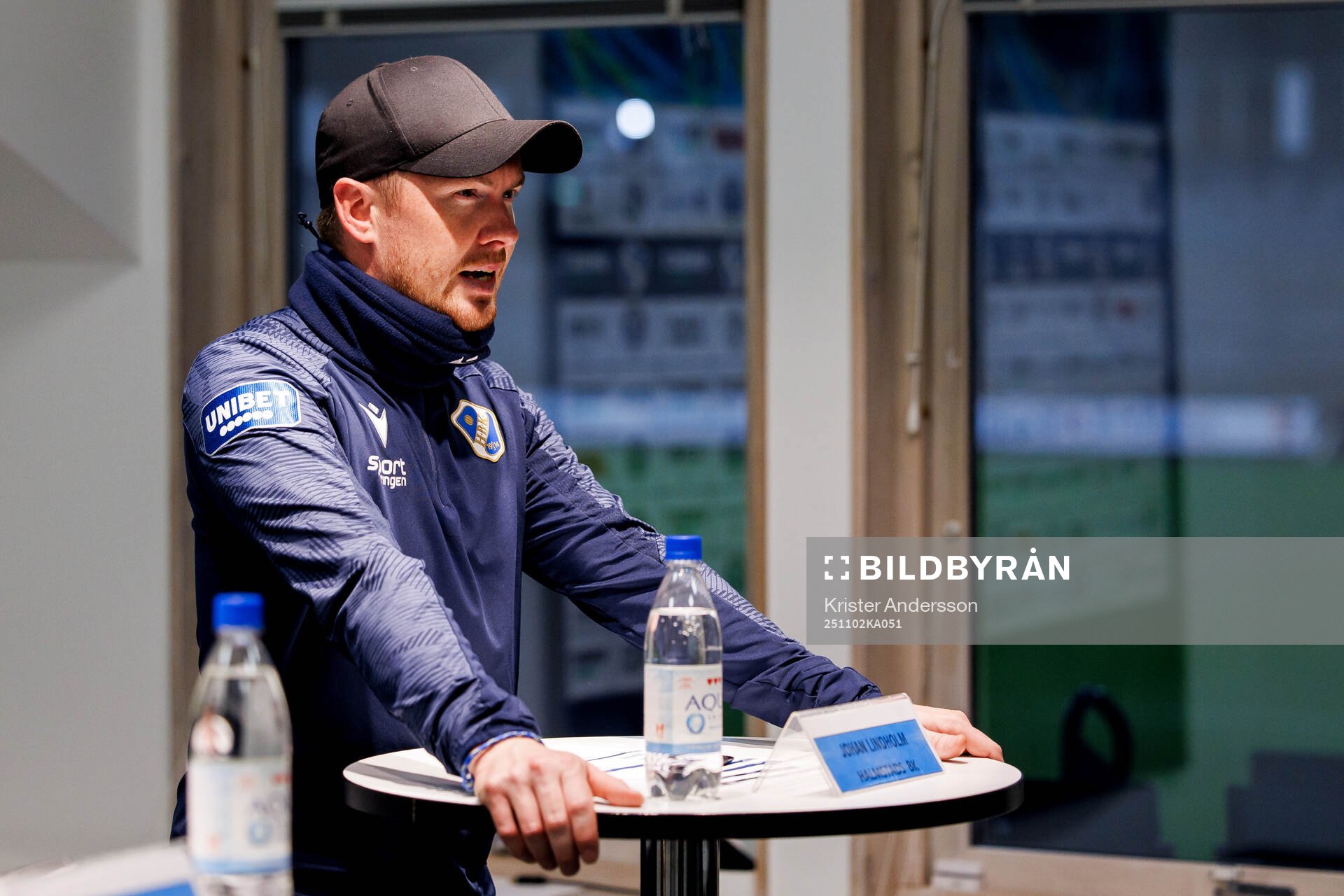 Halmstads tränare Johan Lindholm