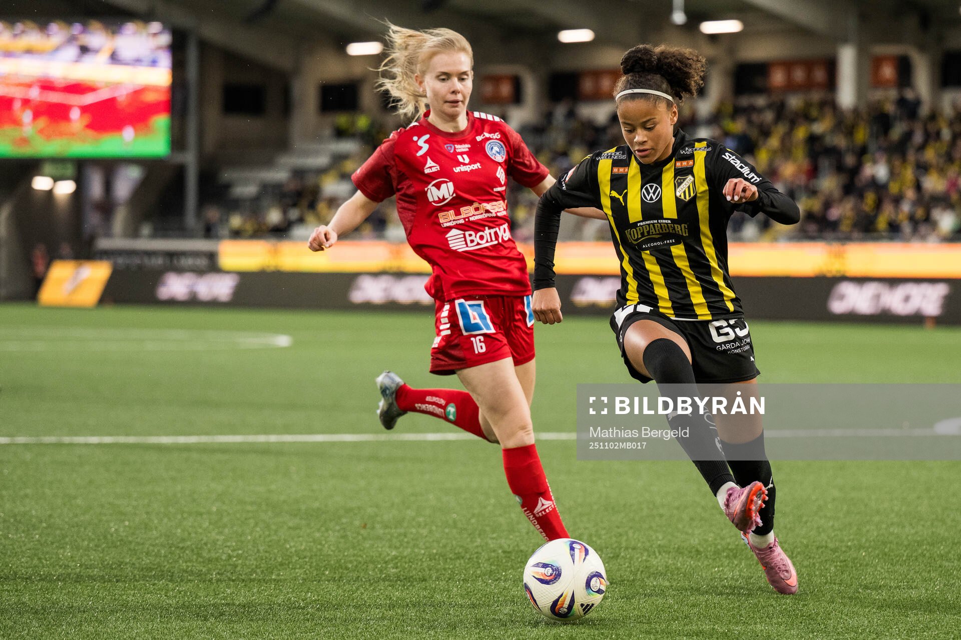 Linköpings Malin Johnsen Brenn och Häckens Felicia
