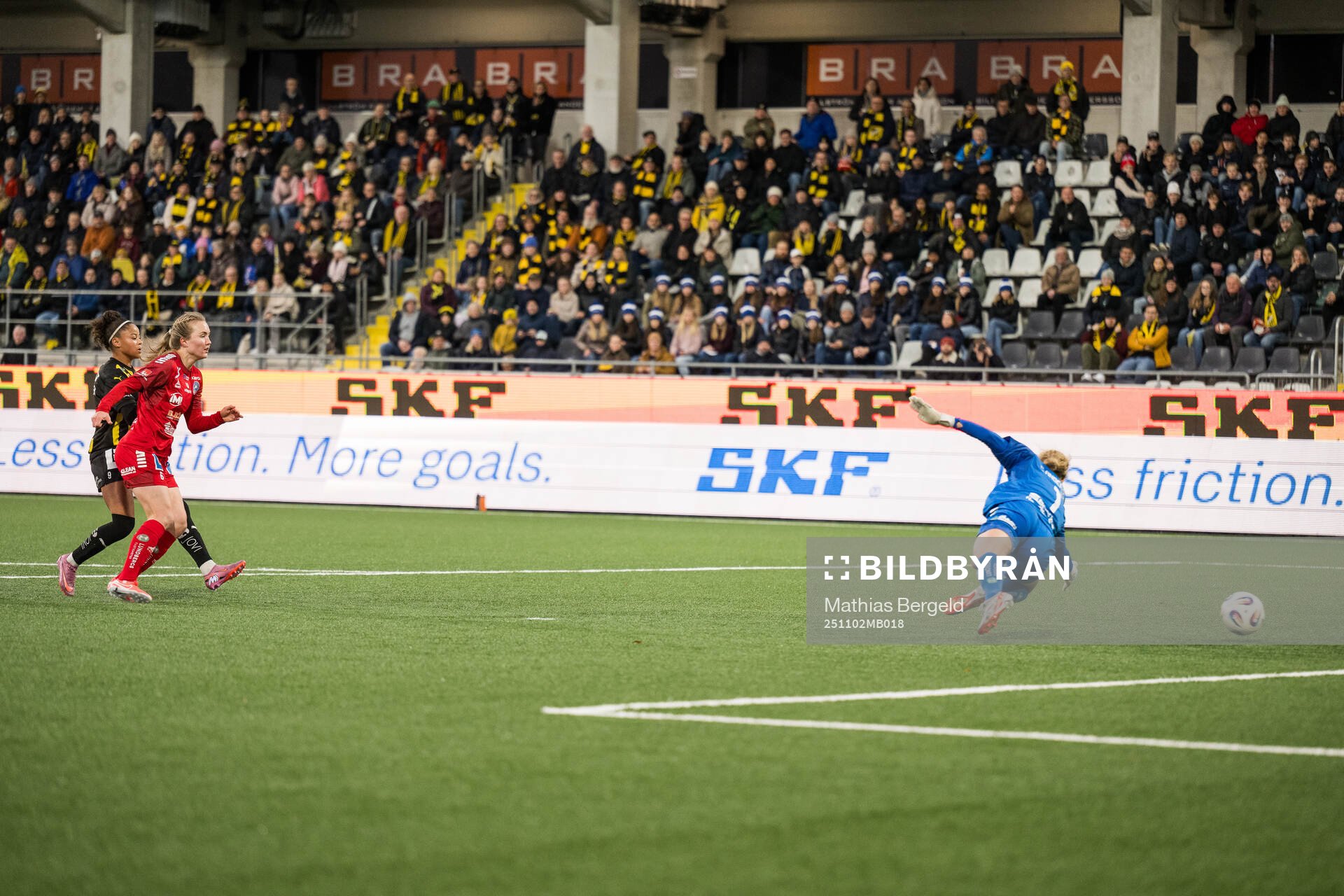 Häckens Felicia Schröder gör 2-0 bakom Linköpings