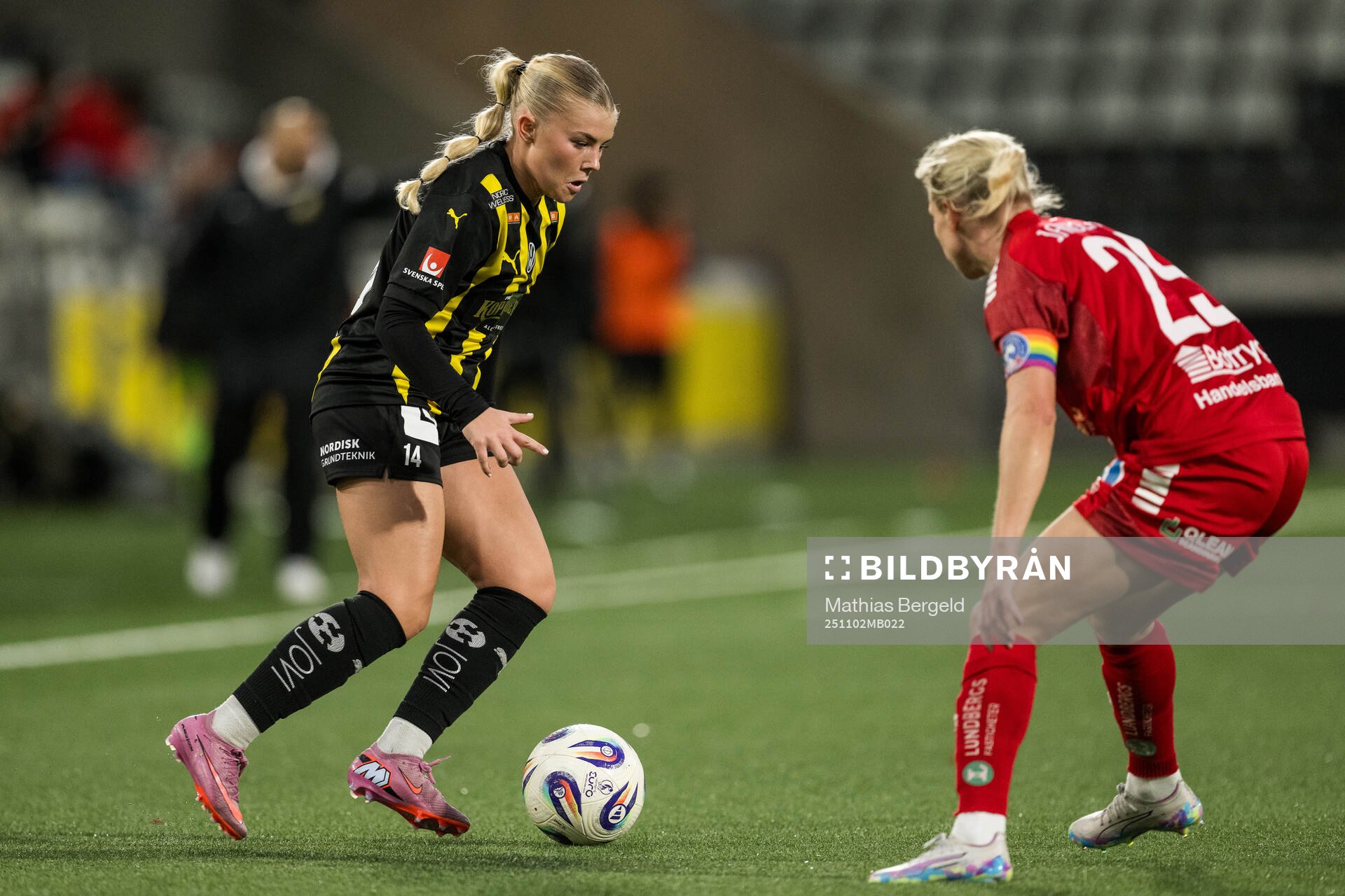 Häckens Matilda Nildén och Linköpings Jonna Andersson
