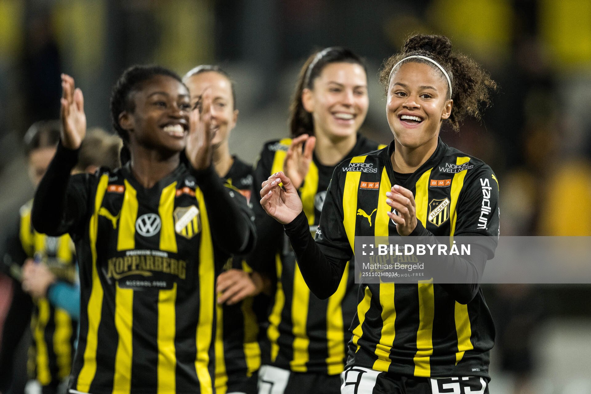 Häckens Monica Jusu Bah, Helena Sampaio och Felicia