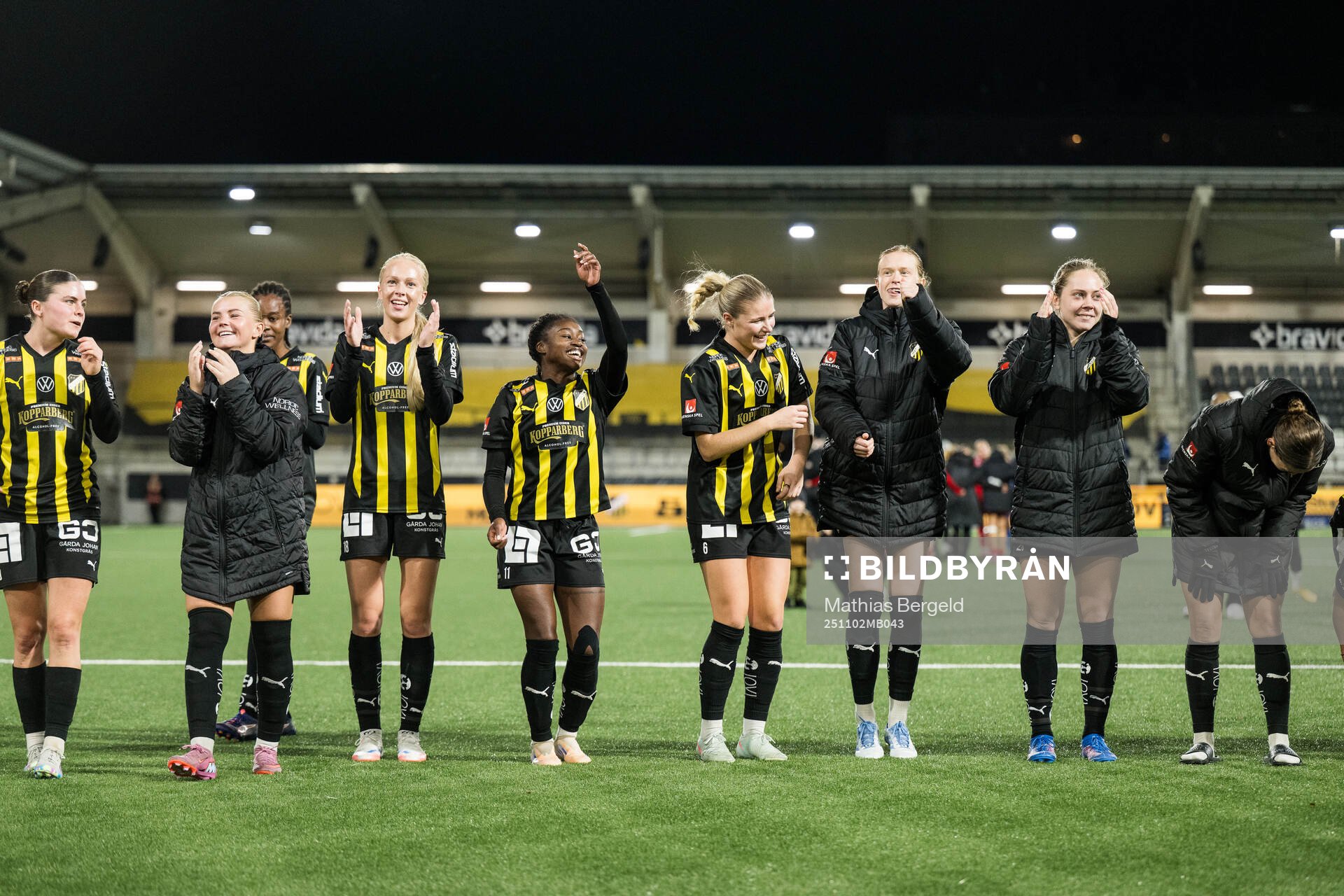 Häckens Lisa Löwing, Monica Jusu Bah och Emilie Carlberg