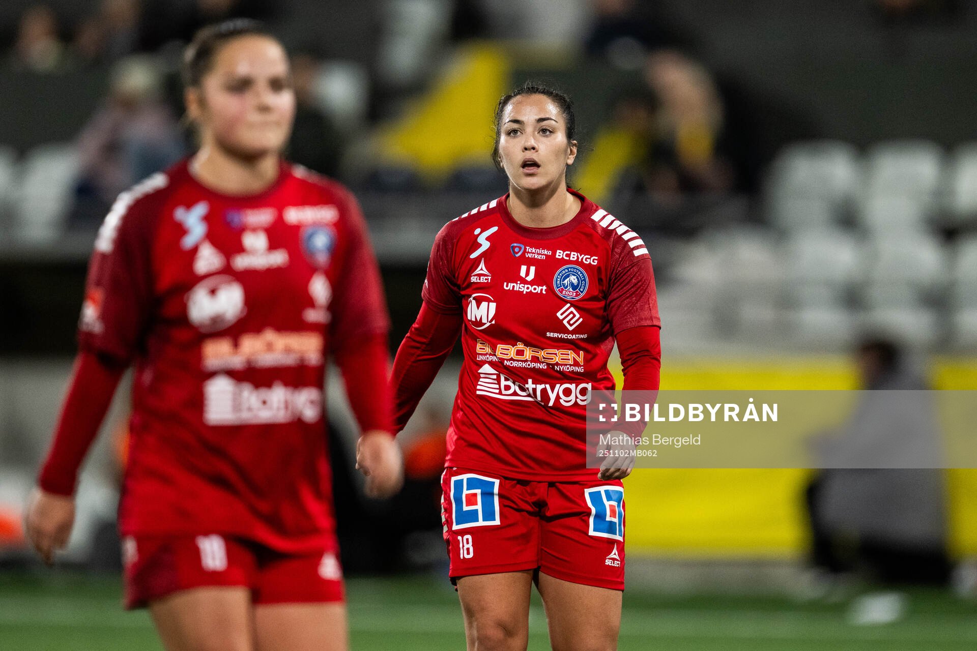 Linköpings Michelle de Jongh deppar