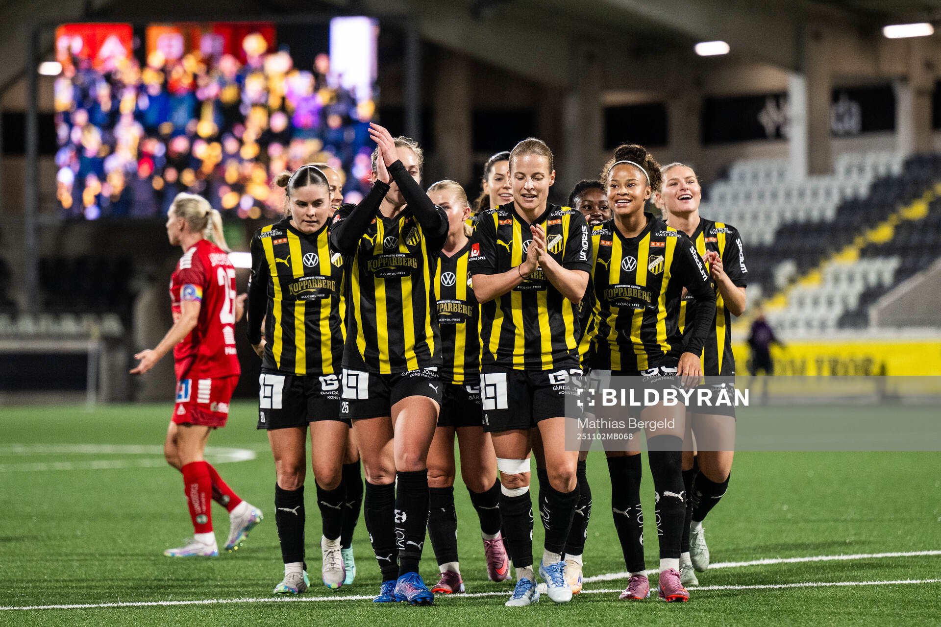 Häckens Hanna Wijk, Alice Bergström, Anna Anvegård och
