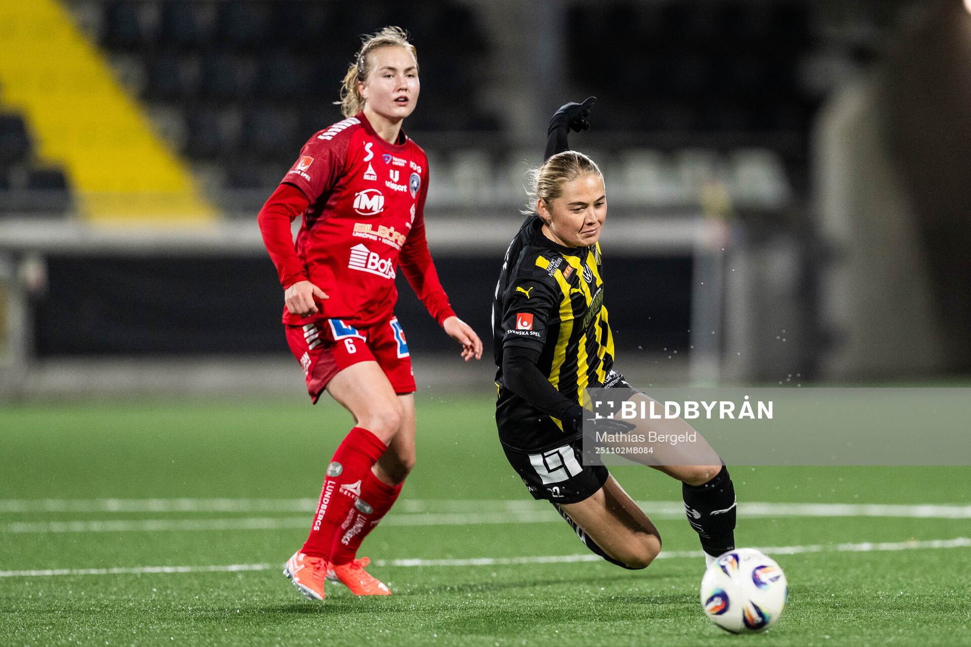 Linköpings Noor Eckhoff och Häckens Paulina Nyström
