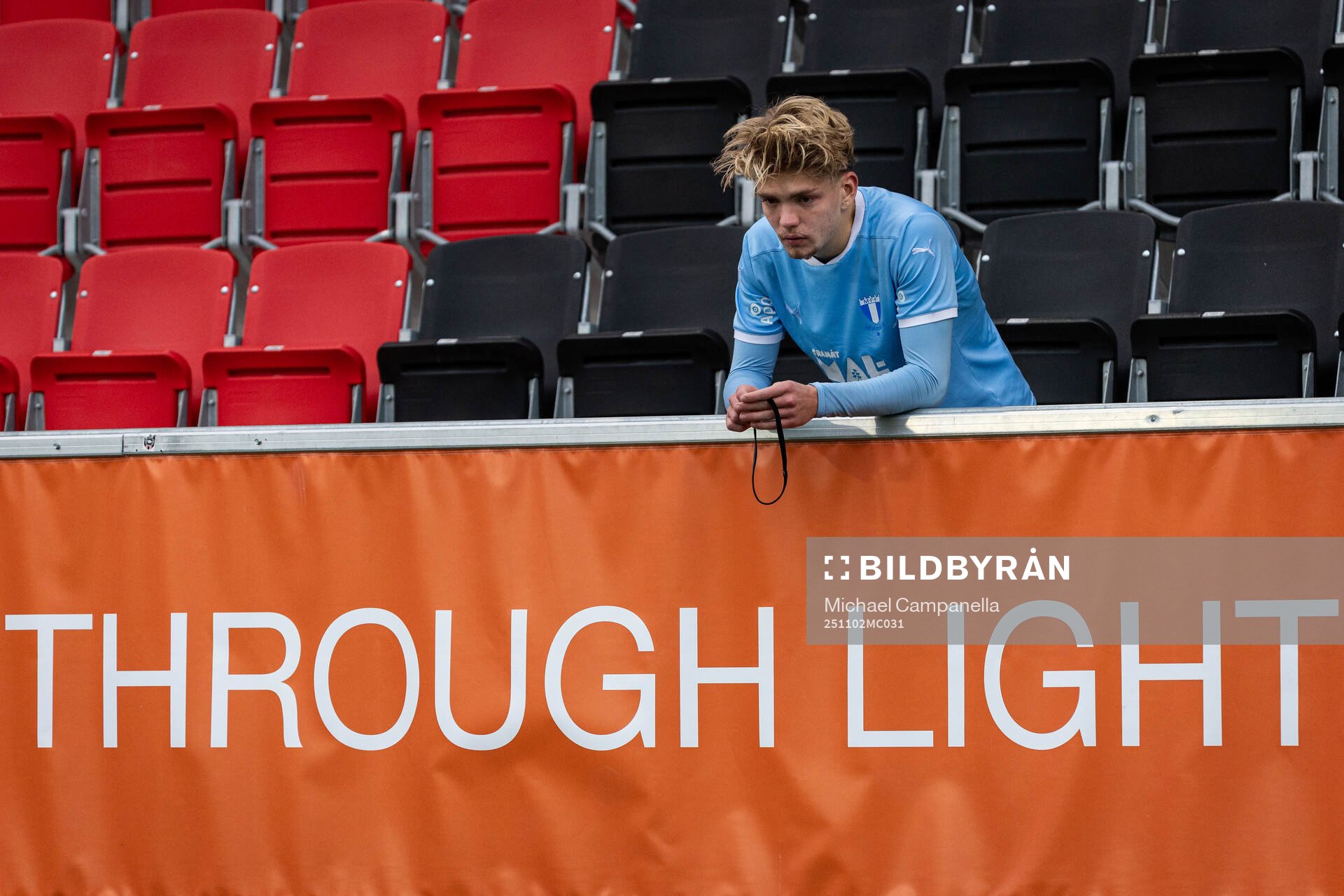 Malmö FFs Elliott Andersson deppar