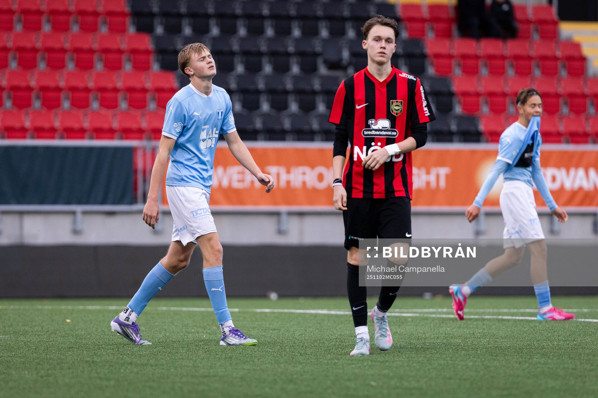 Malmö FFs Elliot Uddenäs deppar