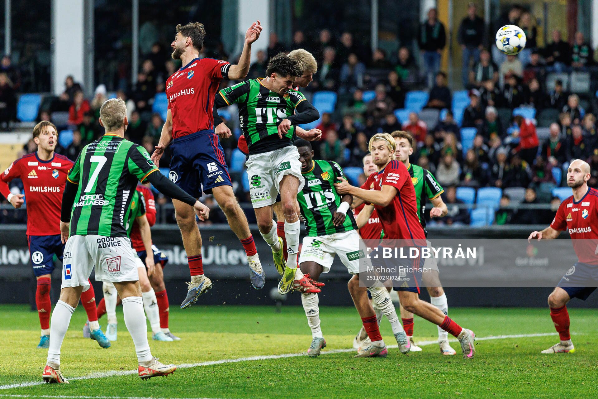 Östers Alibek Aliev och GAIS William Milovanovic