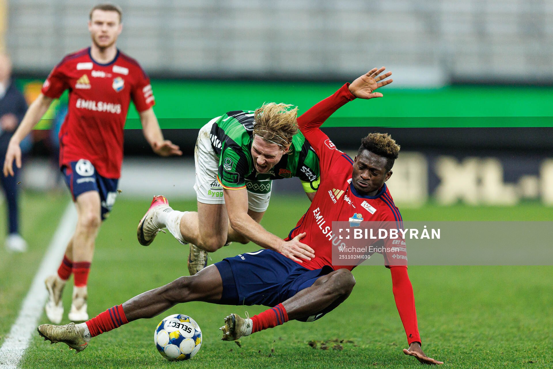 GAIS August Wängberg och Östers Kingsley Gyamfi