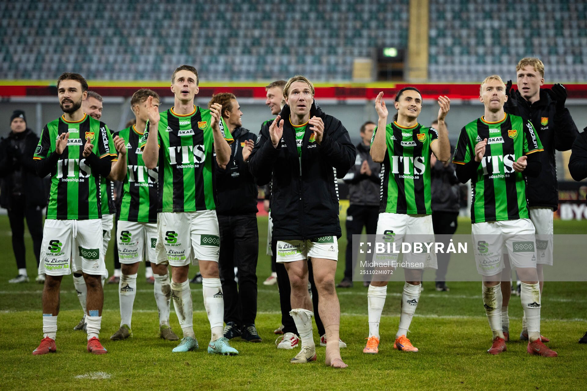 GAIS spelare tackar publiken