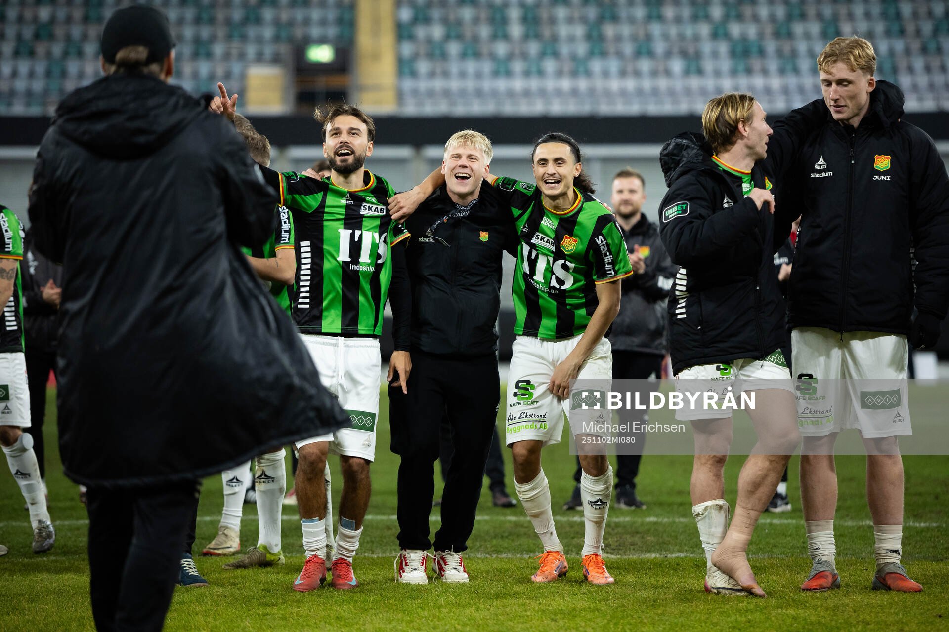GAIS spelare jublar